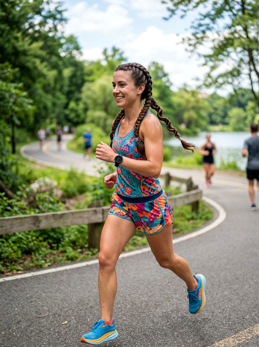 20 Secure Running Hairstyle with Braided Pigtails to Try