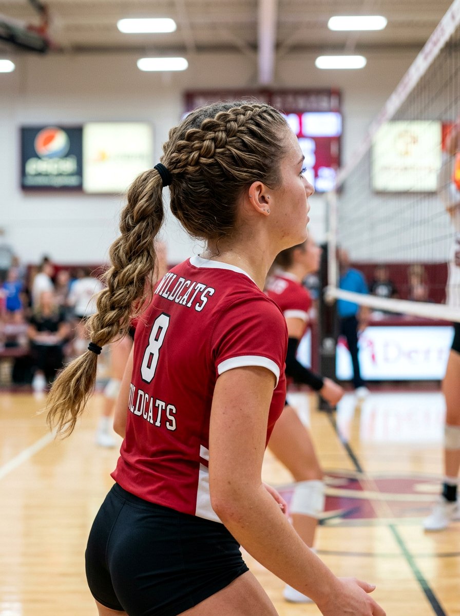 Snake Braid Ponytail - 20 volleyball braid ponytail hairstyle - 20 volleyball braid ponytail hairstyle