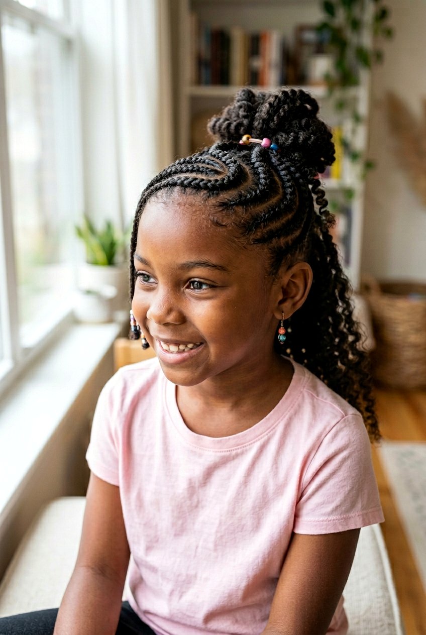 Snake Braids - 20 easy braid styles for little girls - 20 easy braid styles for little girls