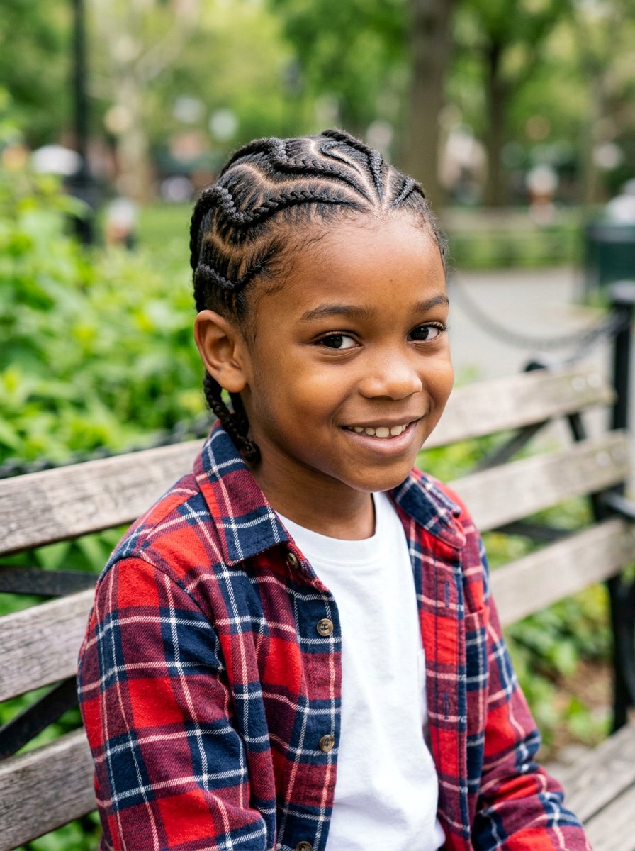 Snake Braids - 20 school braid styles for black boys - 20 school braid styles for black boys