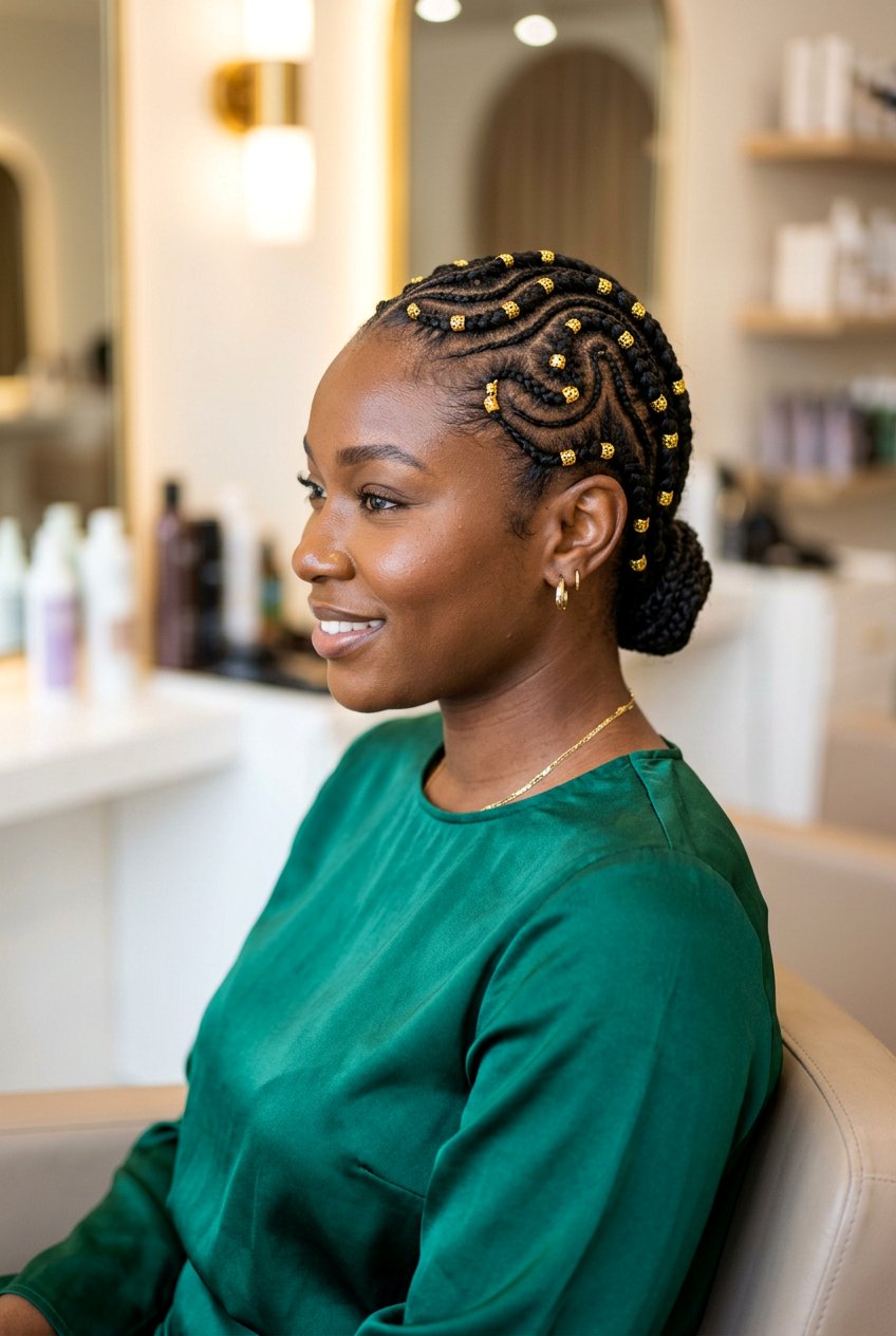 Snake design cornrows - 20 creative cornrow parting styles - 20 creative cornrow parting styles