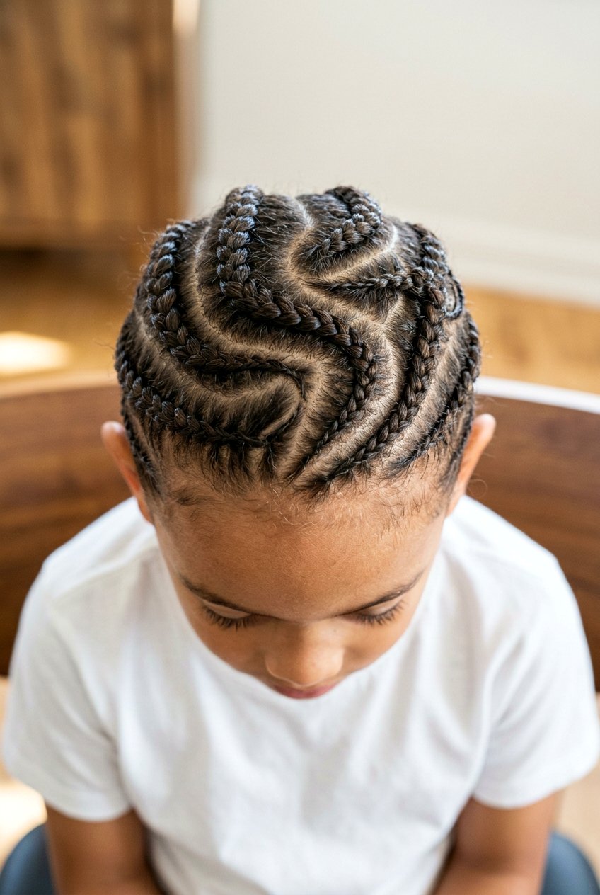 Snakeskin Braids - 20 biracial boys braid styles - 20 biracial boys braid styles