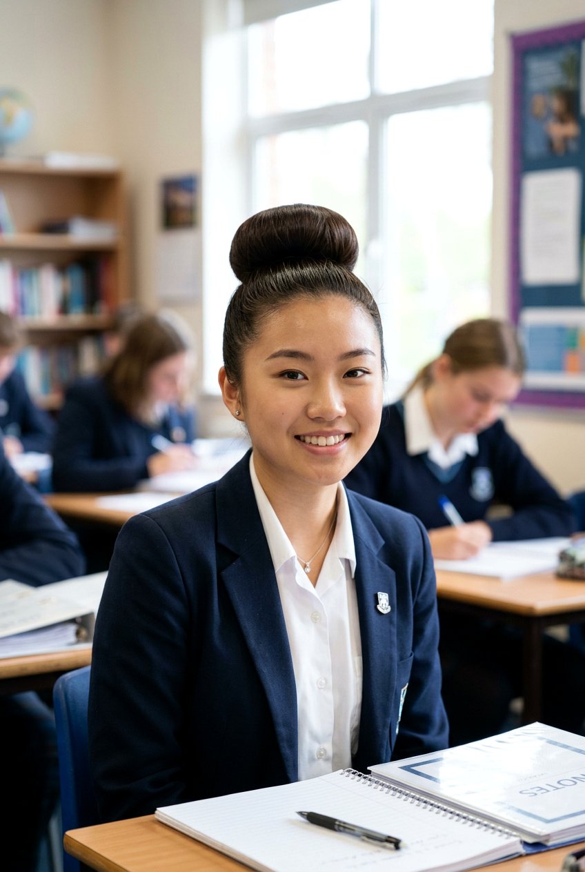 Sock Bun for School - 20 no heat hairstyles for school - 20 no heat hairstyles for school