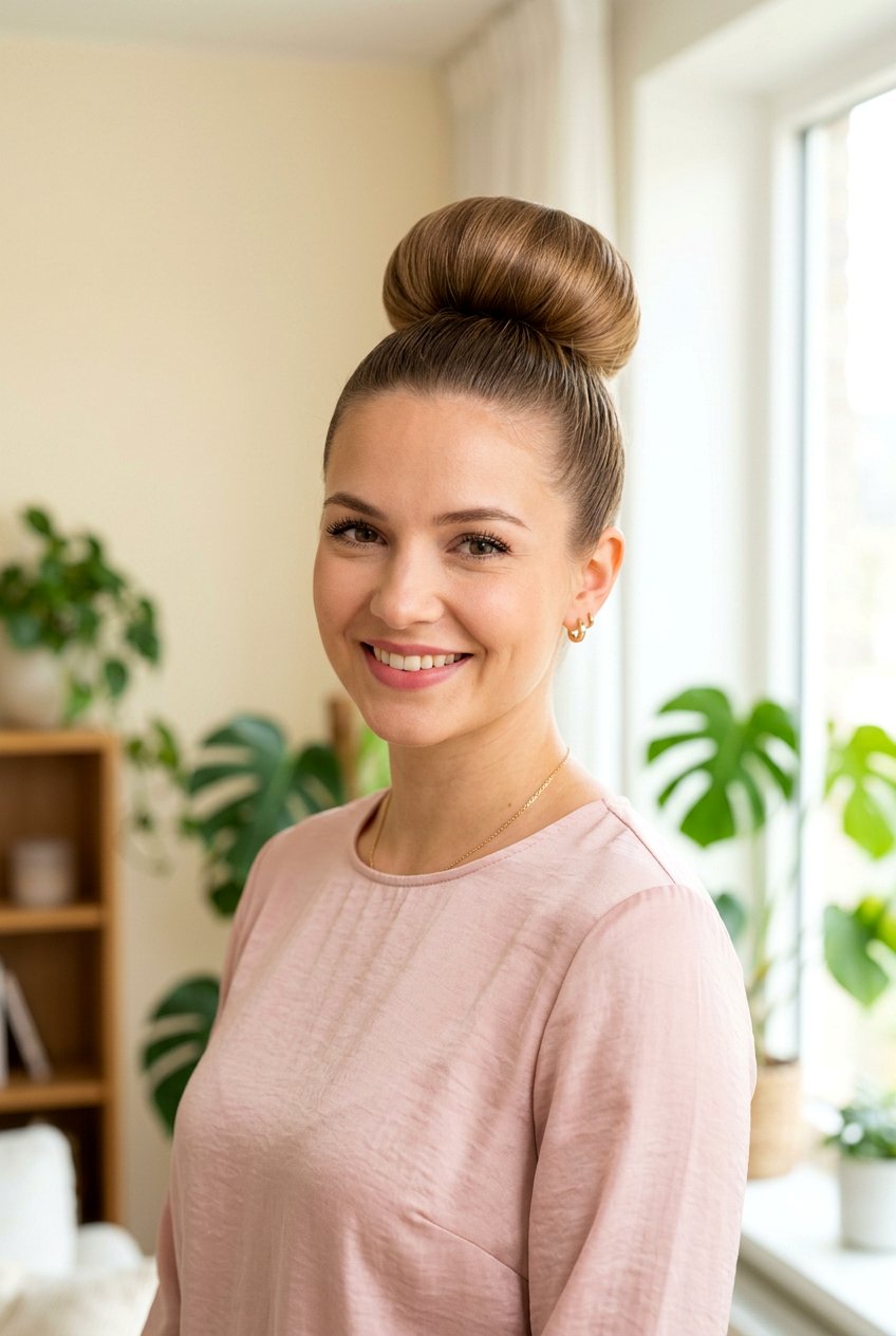 Sock Bun - 20 simple overnight hairstyle for school - 20 simple overnight hairstyle for school