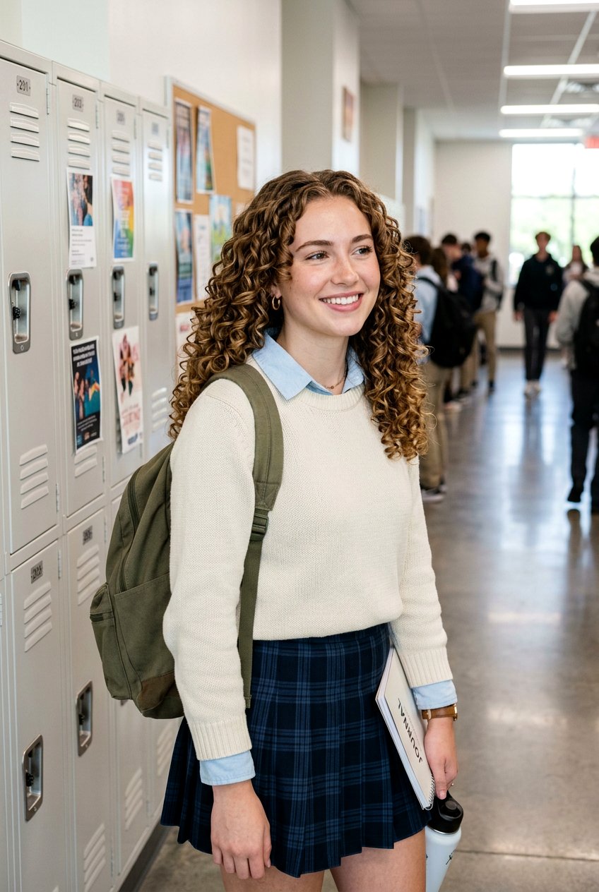 Sock curls tutorial - 20 easy school curls without heat - 20 easy school curls without heat