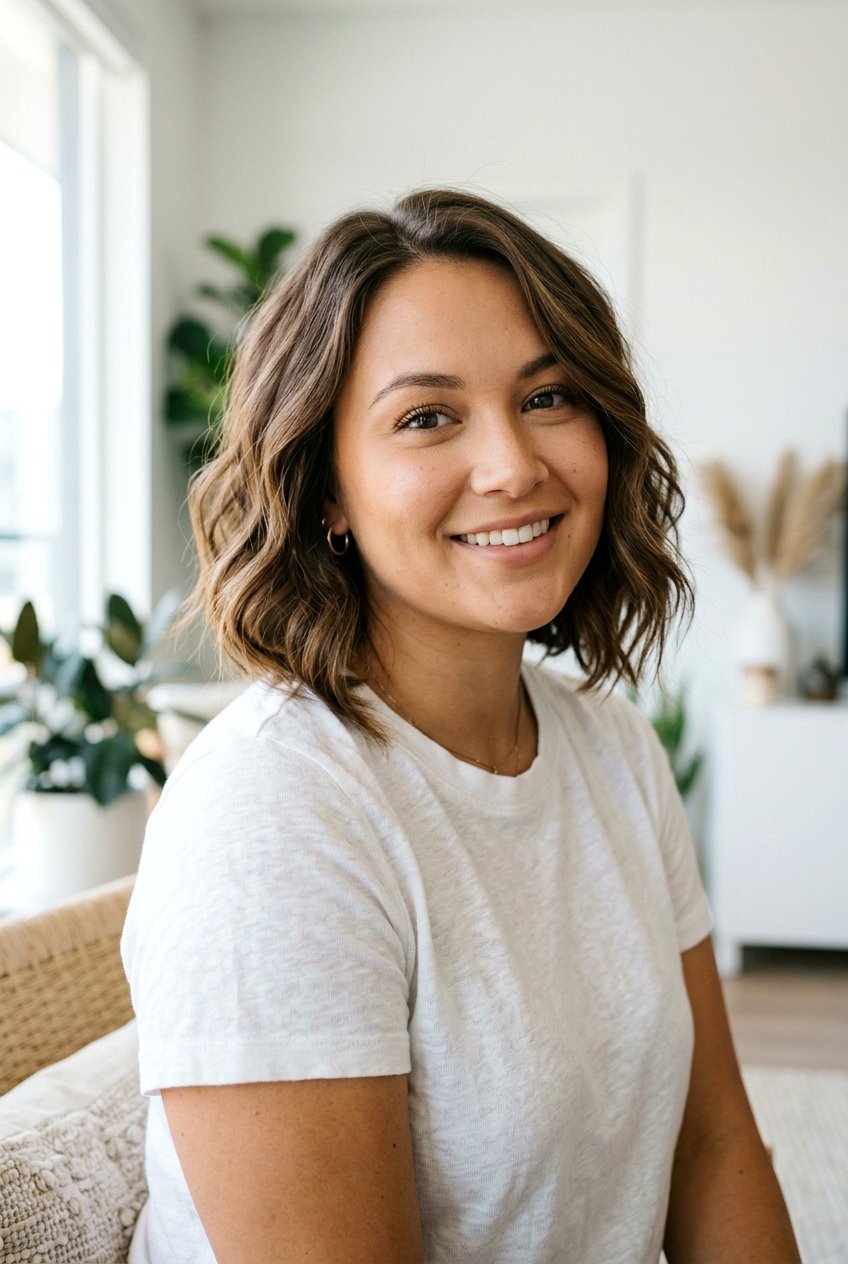 Soft A Line Bob For Round Face - 20 soft A line bob haircut - 20 soft A line bob haircut