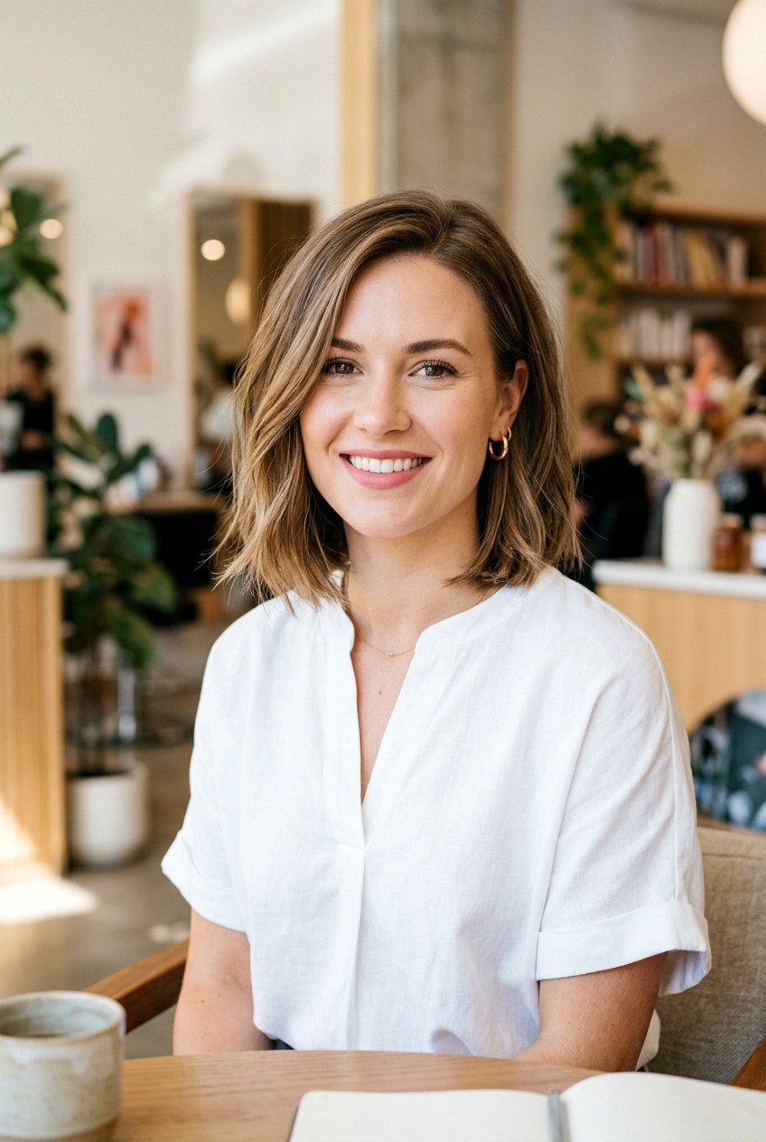 Soft A Line Bob For Square Face - 20 soft A line bob haircut - 20 soft A line bob haircut