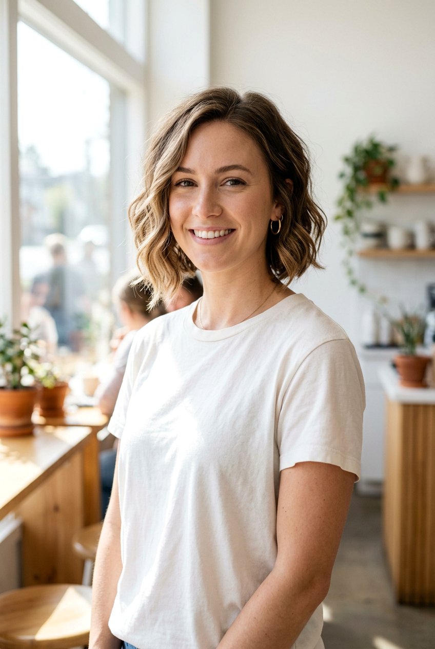 Soft A Line Bob For Wavy Hair - 20 soft A line bob haircut - 20 soft A line bob haircut