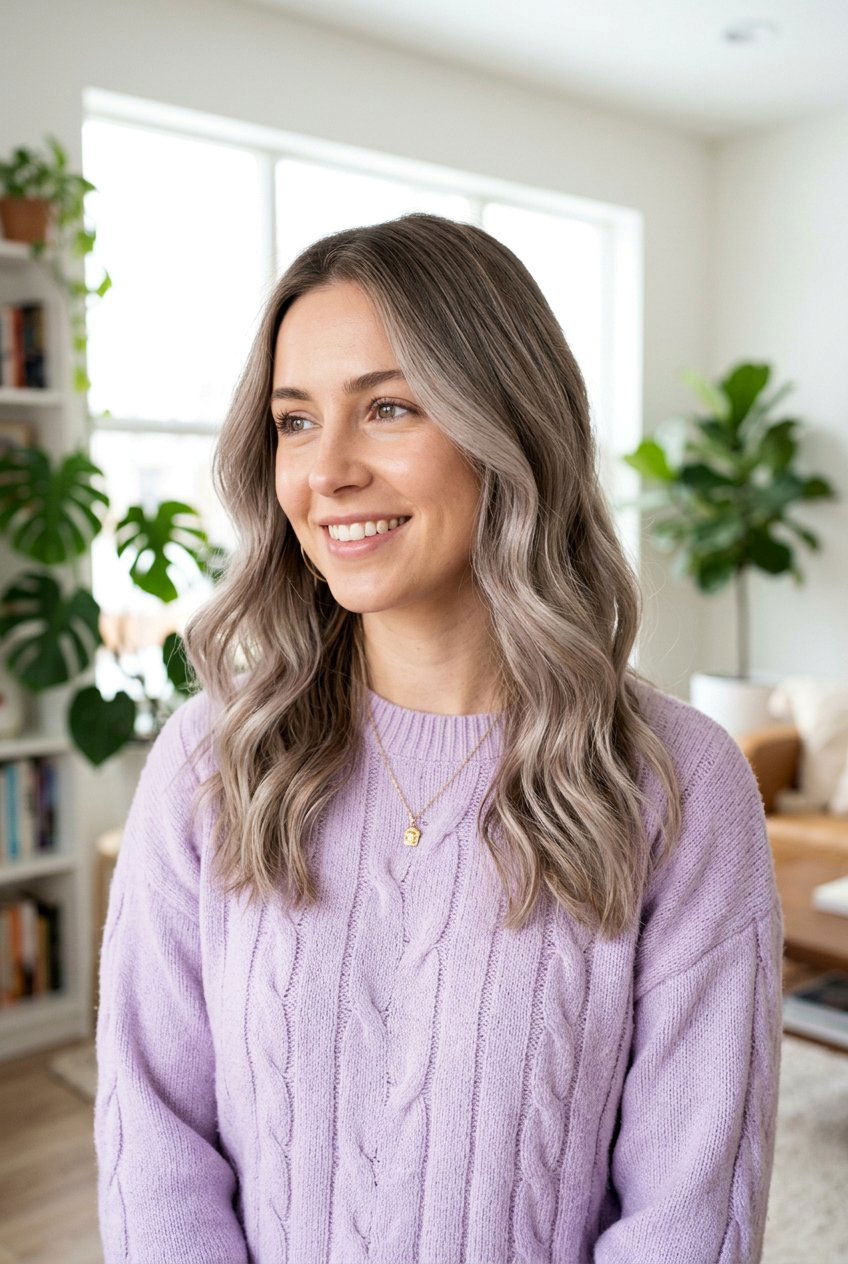 Soft Ash Balayage - 20 soft gray blonde balayage - 20 soft gray blonde balayage