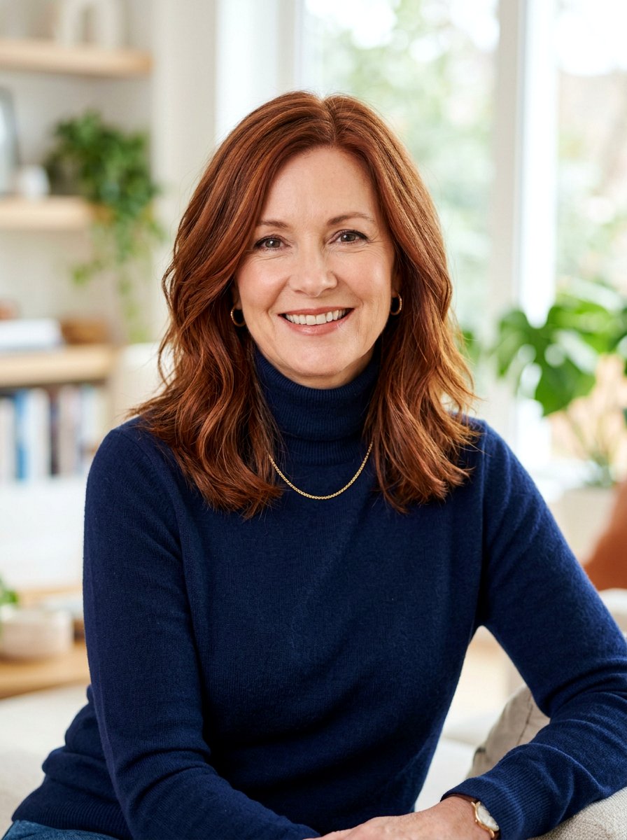 Soft Auburn Copper - 20 soft copper for mature women - 20 soft copper for mature women