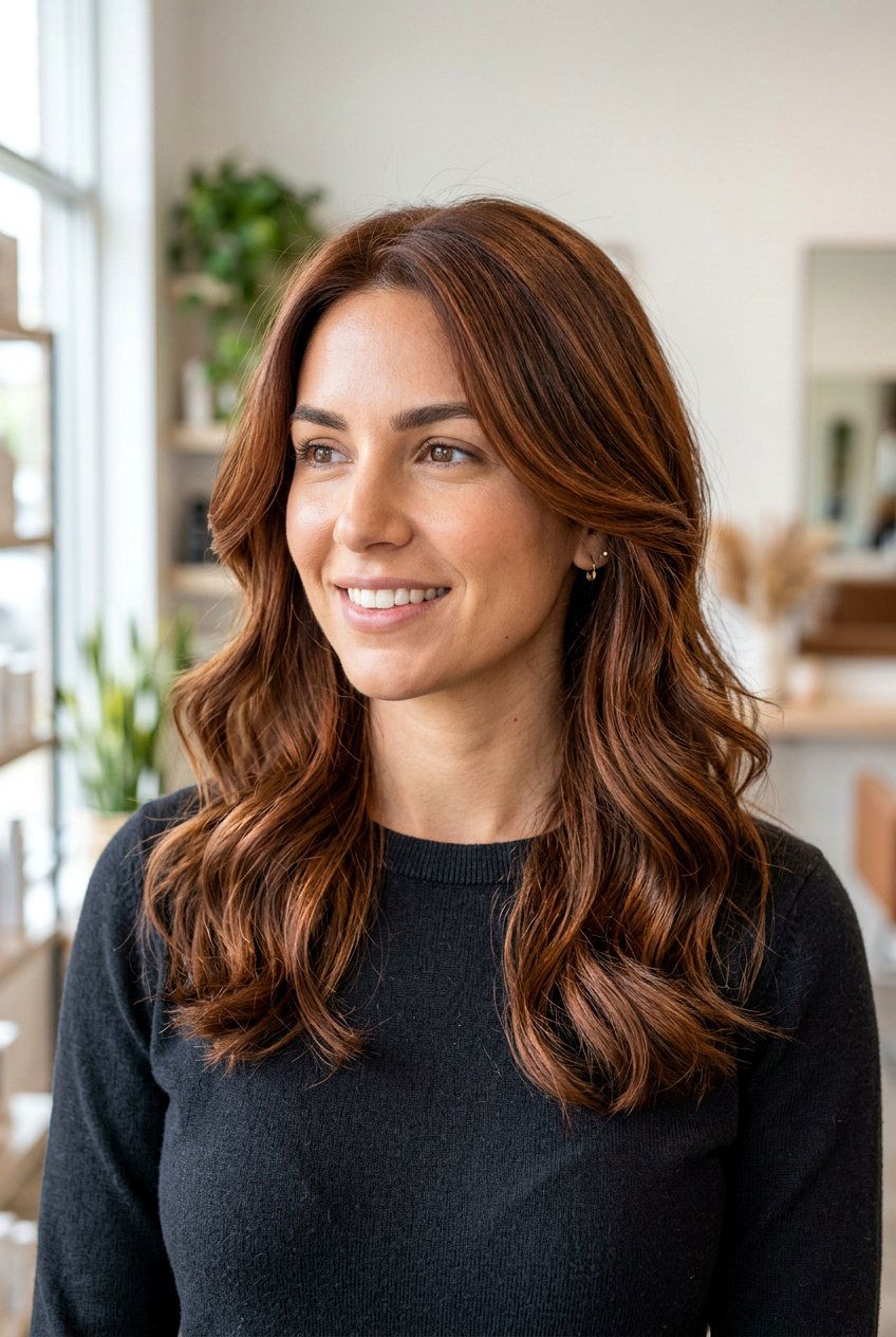 Soft Auburn Glossy Brunette - 20 glossy brunette hair color - 20 glossy brunette hair color