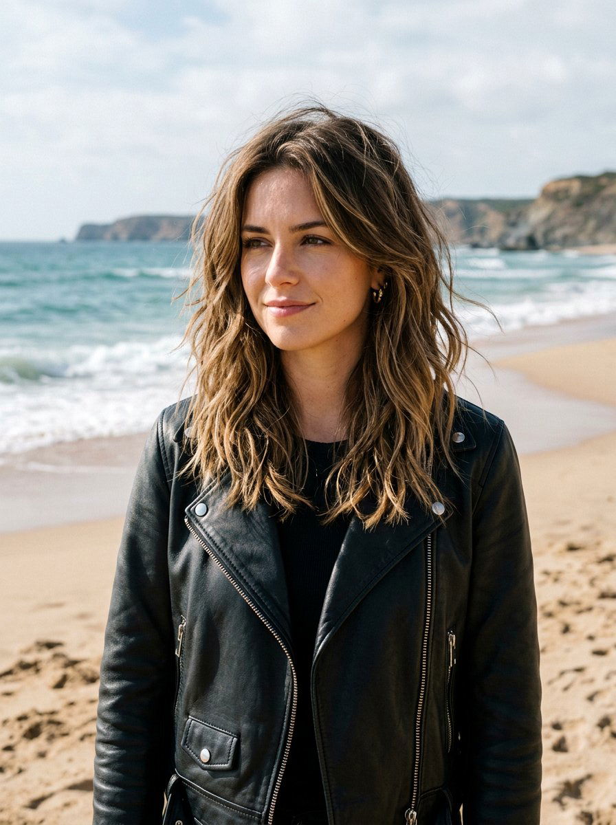 Soft Beach Wave Choppy Layered Haircut - 20 soft beach wave haircut - 20 soft beach wave haircut
