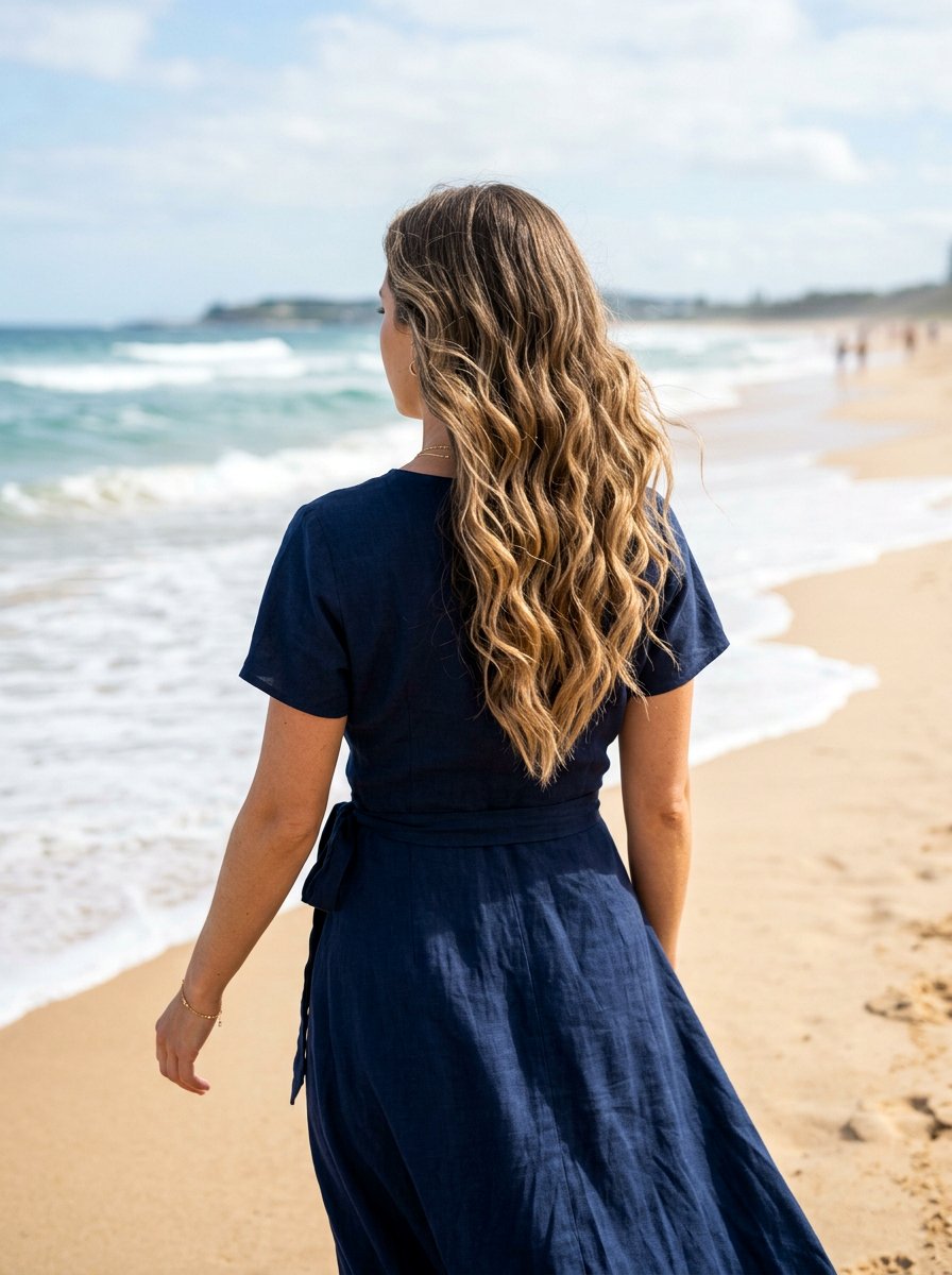 Soft Beach Waves V Cut Haircut - 20 soft beach wave haircut - 20 soft beach wave haircut