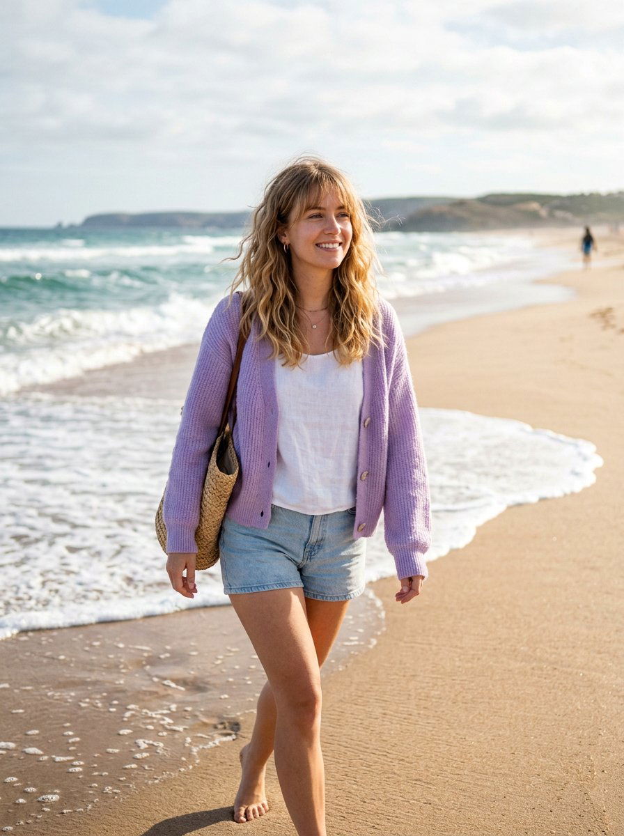 Soft Beach Waves With Wispy Bangs - 20 soft beach wave haircut - 20 soft beach wave haircut