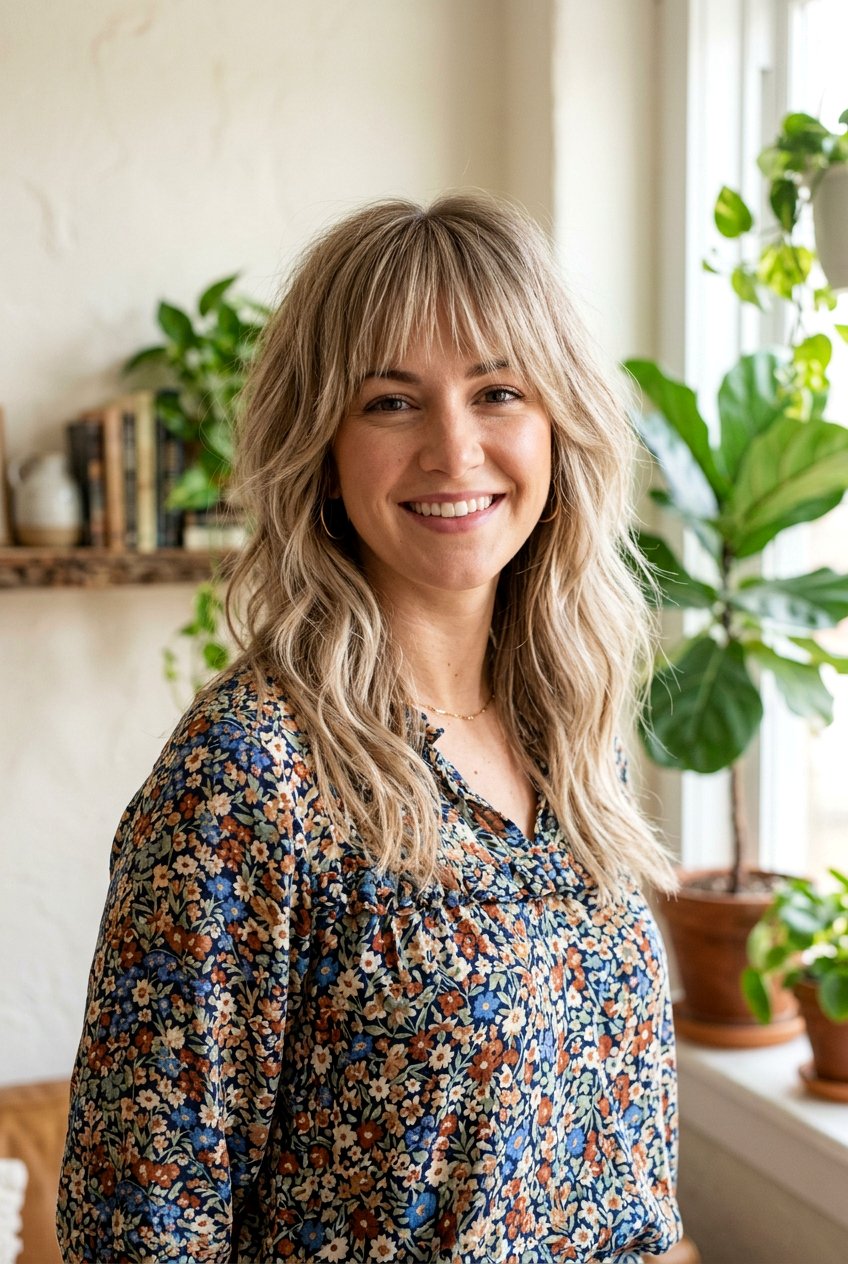 Soft Beige Blonde Shag - 20 cool beige blonde for mature skin tones - 20 cool beige blonde for mature skin tones