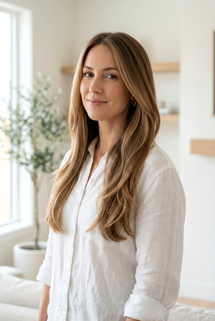 Soft Blended Invisible Layers - 20 airy layered haircut for thick hair women - 20 airy layered haircut for thick hair women