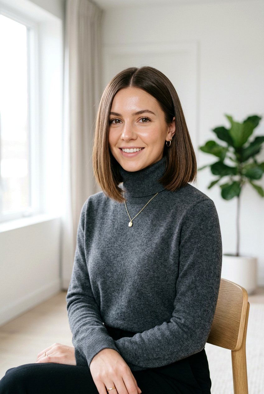 Soft Blunt A Line Bob - 20 soft A line bob haircut - 20 soft A line bob haircut