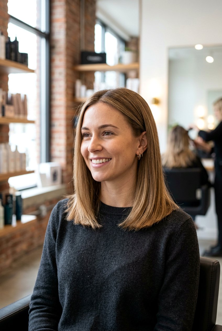 Soft Blunt Cut - 20 wash and wear haircuts - 20 wash and wear haircuts