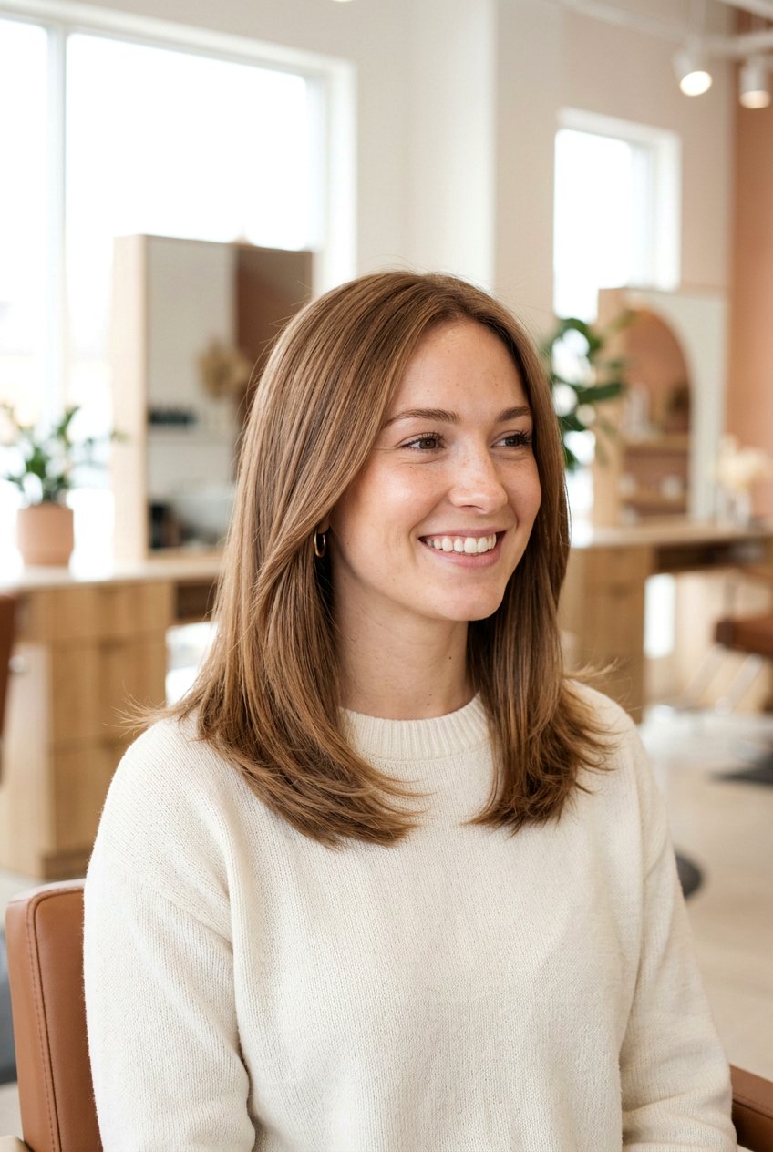 Soft Blunt Cut - 20 short haircuts for round faces - 20 short haircuts for round faces