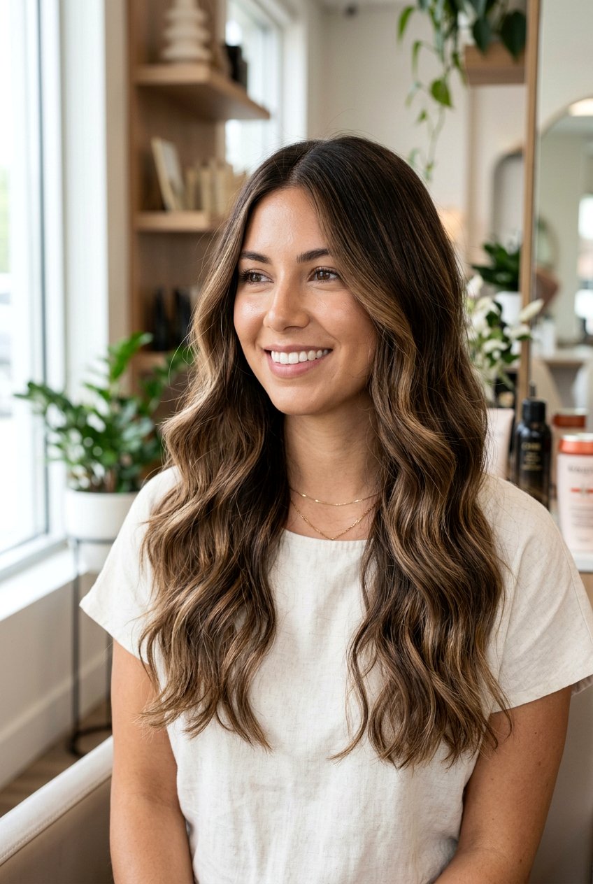 Soft Brown Balayage - 20 balayage hair color ideas - 20 balayage hair color ideas