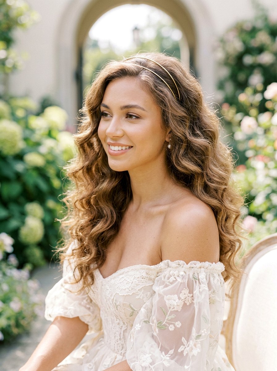 Soft Brushed Out Curls - 20 wedding hairstyles for elopement - 20 wedding hairstyles for elopement