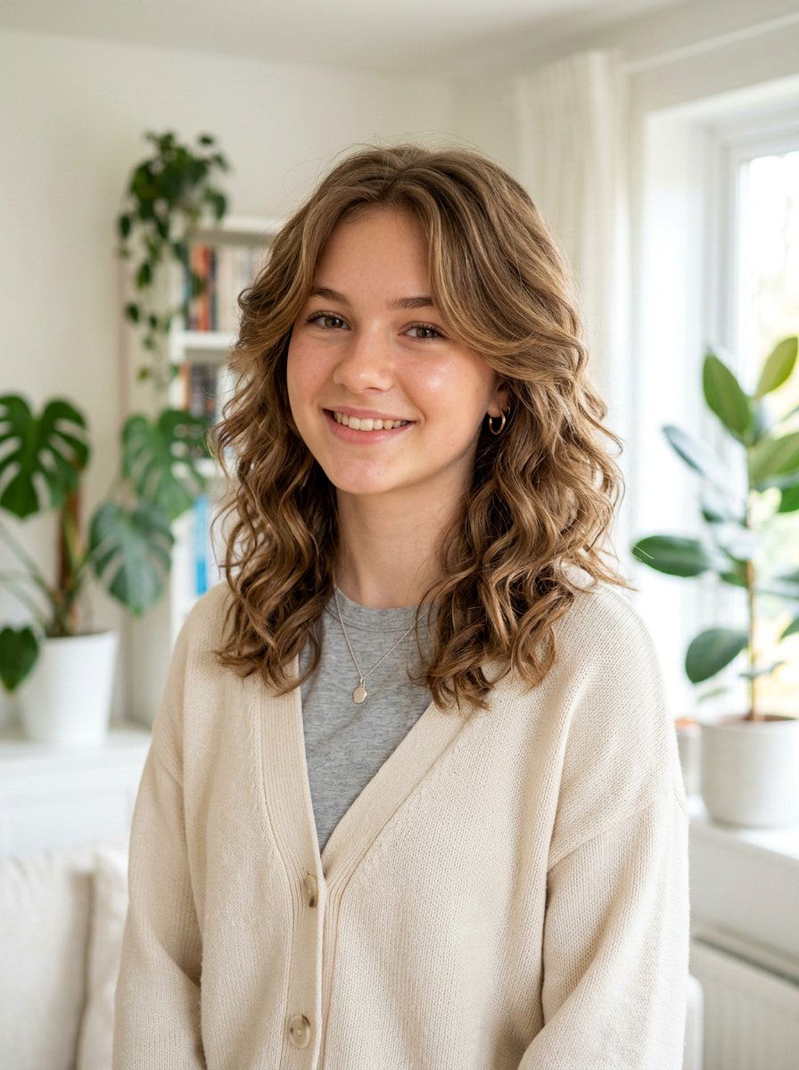 Soft Butterfly Haircut For Wavy Hair - 20 teen girls soft butterfly haircut - 20 teen girls soft butterfly haircut