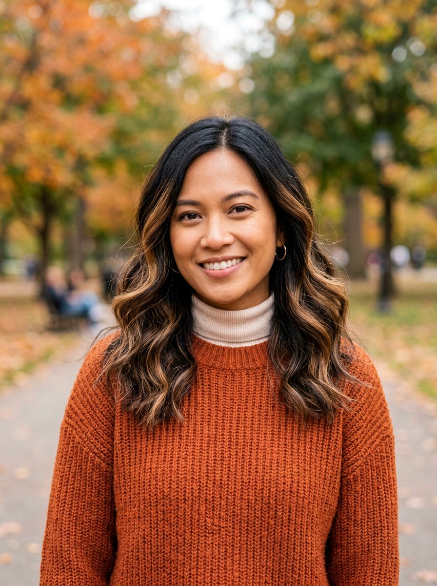 Soft Caramel Balayage On Black Hair - 20 subtle balayage for black hair - 20 subtle balayage for black hair