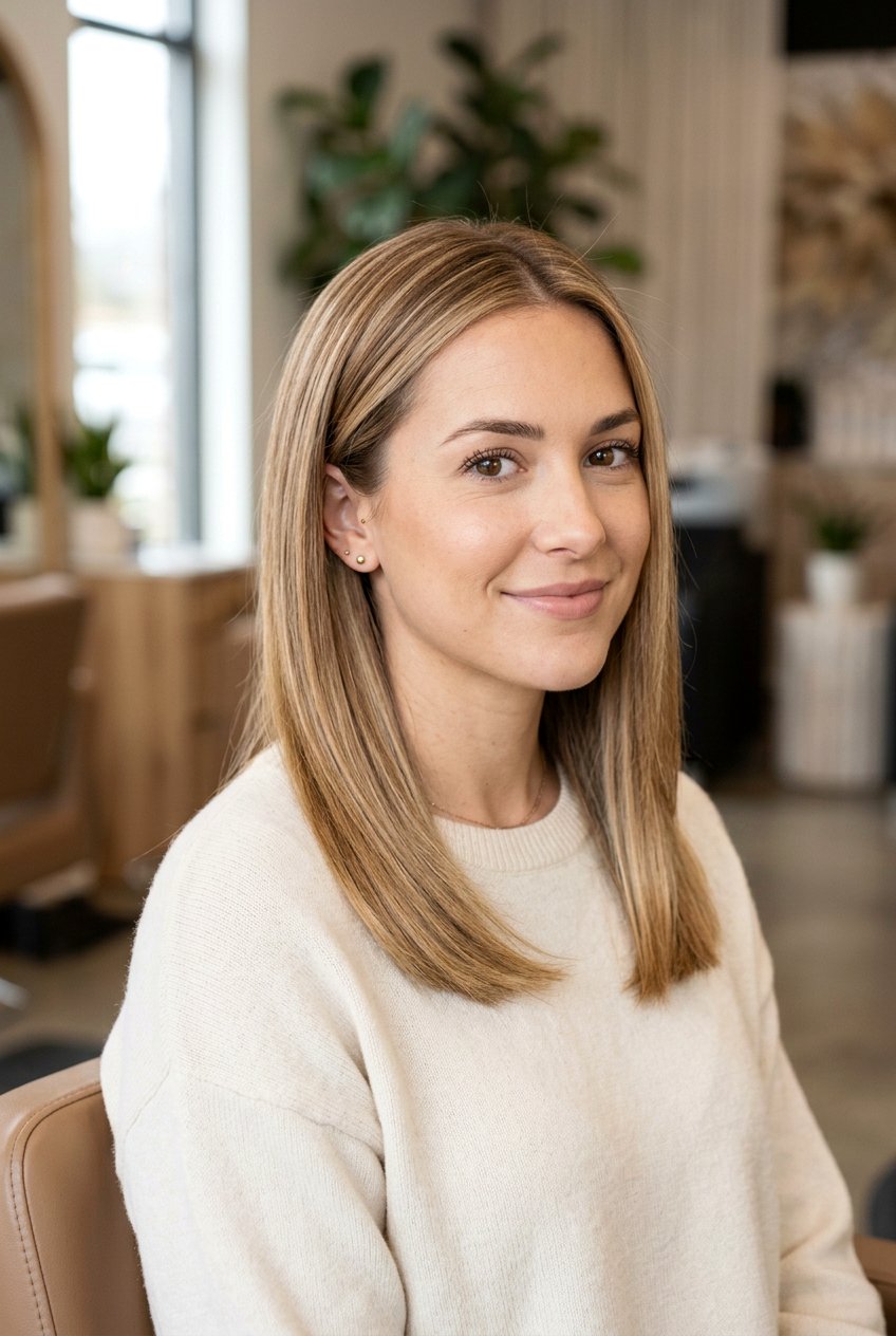 Soft Caramel Blonde Babylights - 20 lived in caramel blonde hair - 20 lived in caramel blonde hair