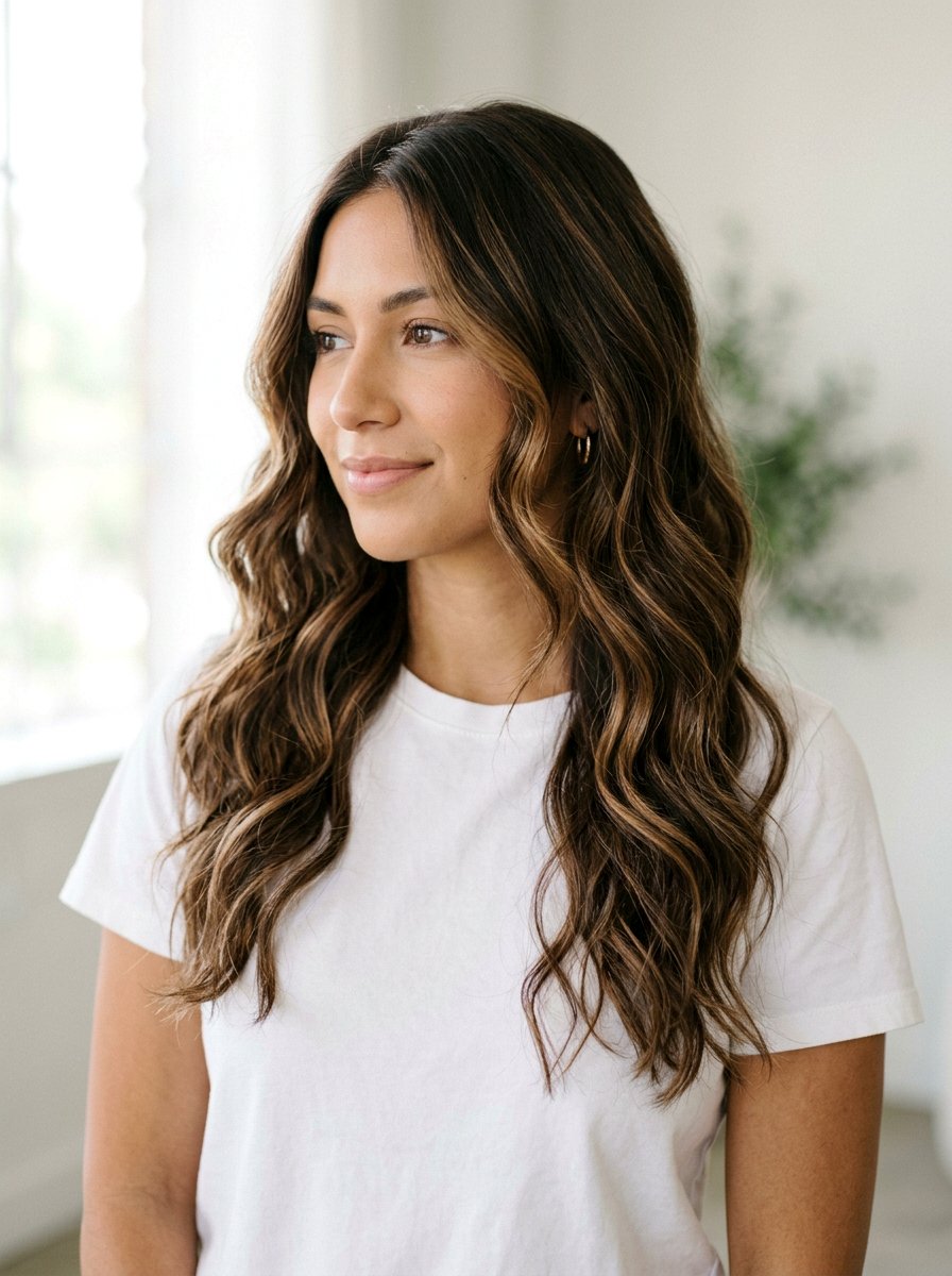 20 Stunning Rich Brown Hair With Soft Caramel Ribbons Ideas