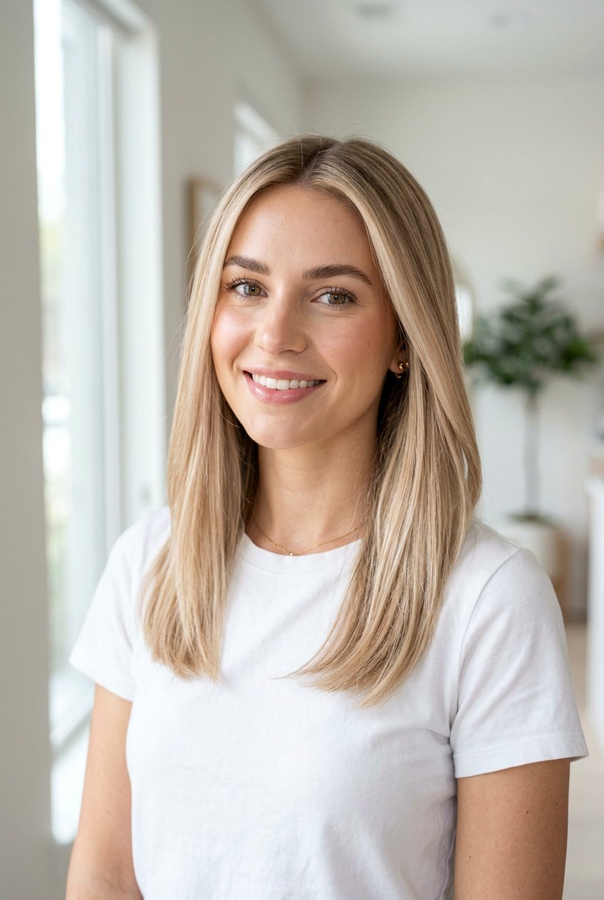 Soft Champagne Blonde Balayage Highlights - 20 champagne blonde balayage - 20 champagne blonde balayage