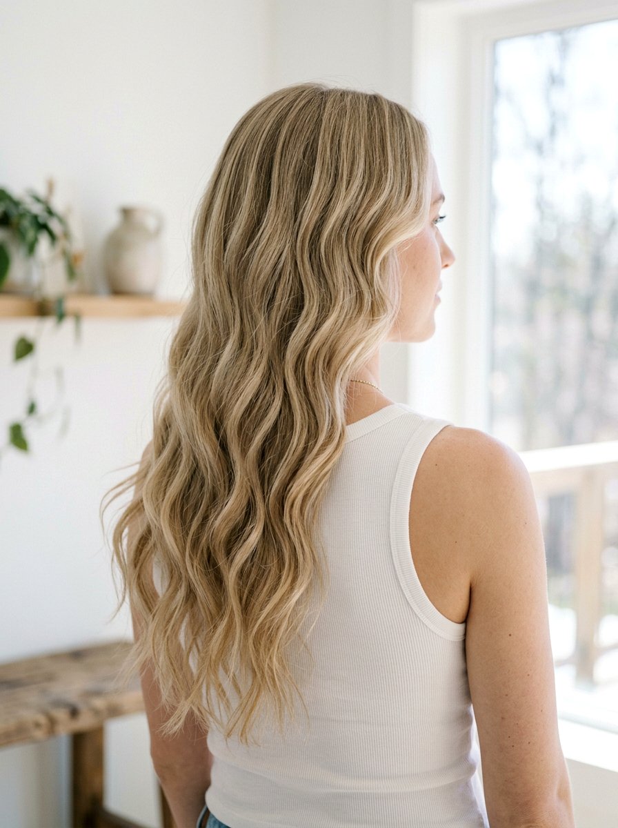 Soft Cloud Waves On Long Hair - 20 soft wave haircut for long hair - 20 soft wave haircut for long hair