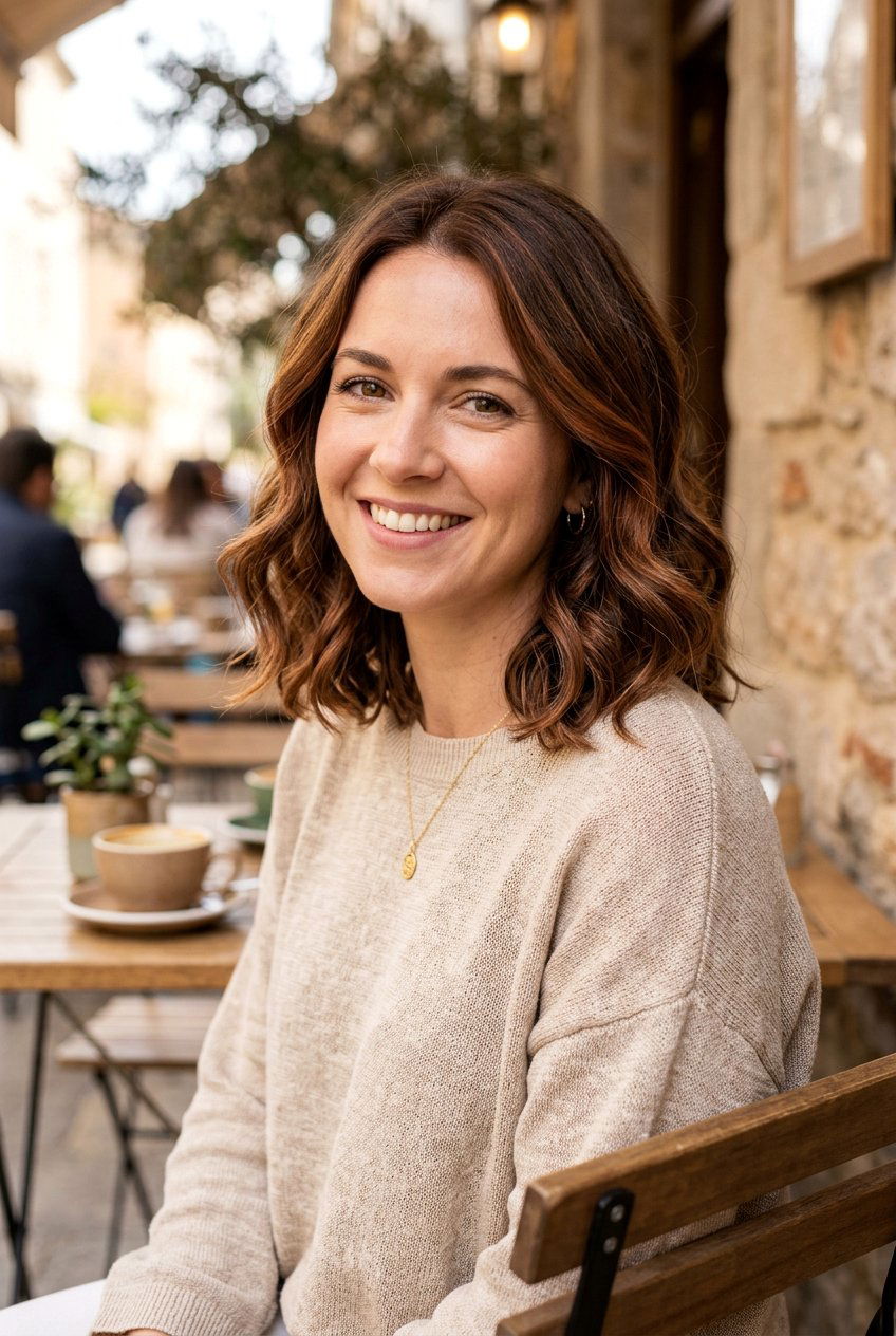 Soft Copper Highlights On Brown Hair - 20 low maintenance red hair color - 20 low maintenance red hair color