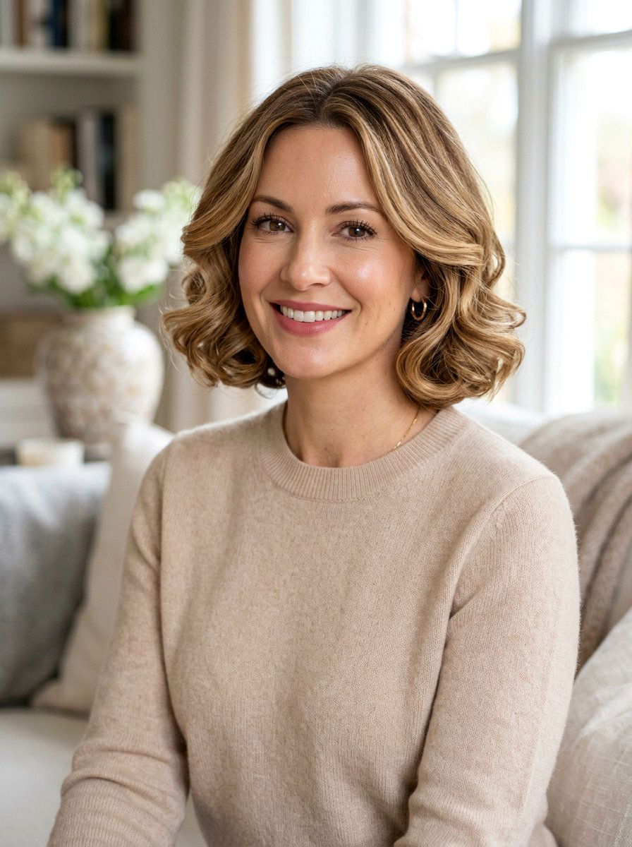 Soft Curled Bob - 20 hairstyle to blend short regrowth - 20 hairstyle to blend short regrowth