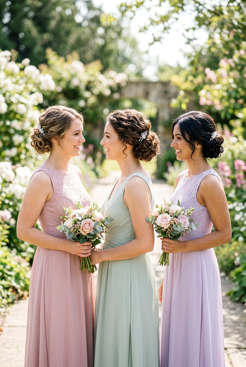 Soft Curls Updo For Bridesmaids - 20 soft curls updo hairstyle - 20 soft curls updo hairstyle