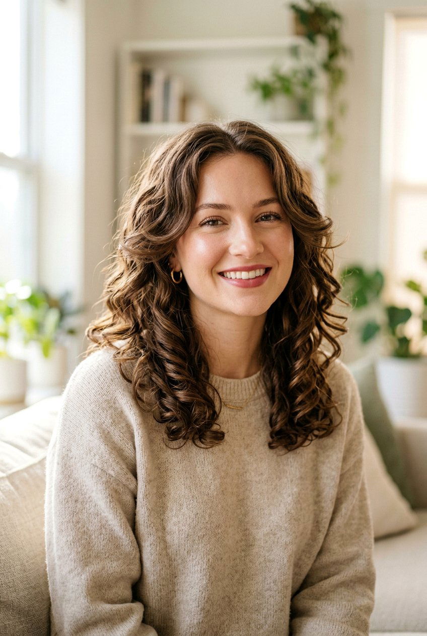 Soft Curls With Face Framing Layers - 20 soft curls hairstyles - 20 soft curls hairstyles