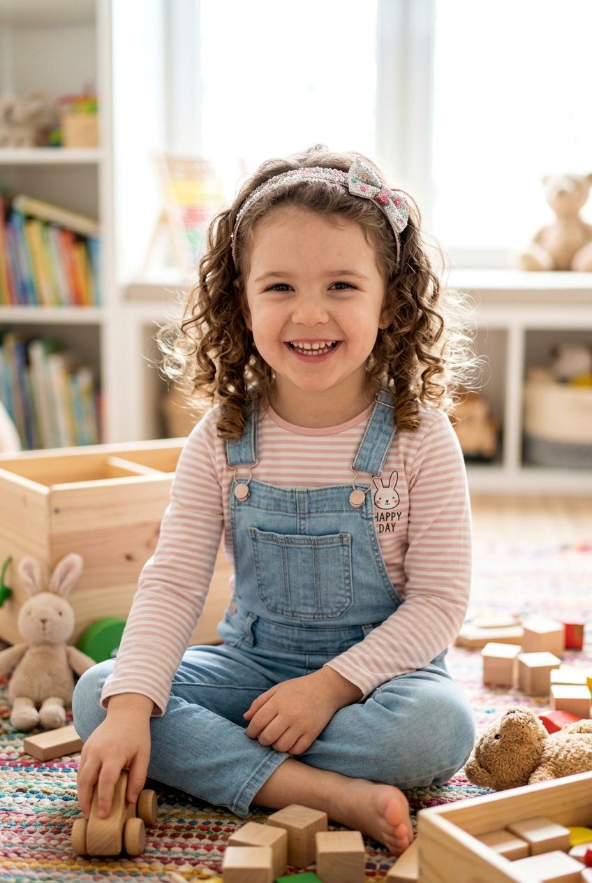 Soft Curls With Headband - 20 little girls soft curls hairstyle - 20 little girls soft curls hairstyle