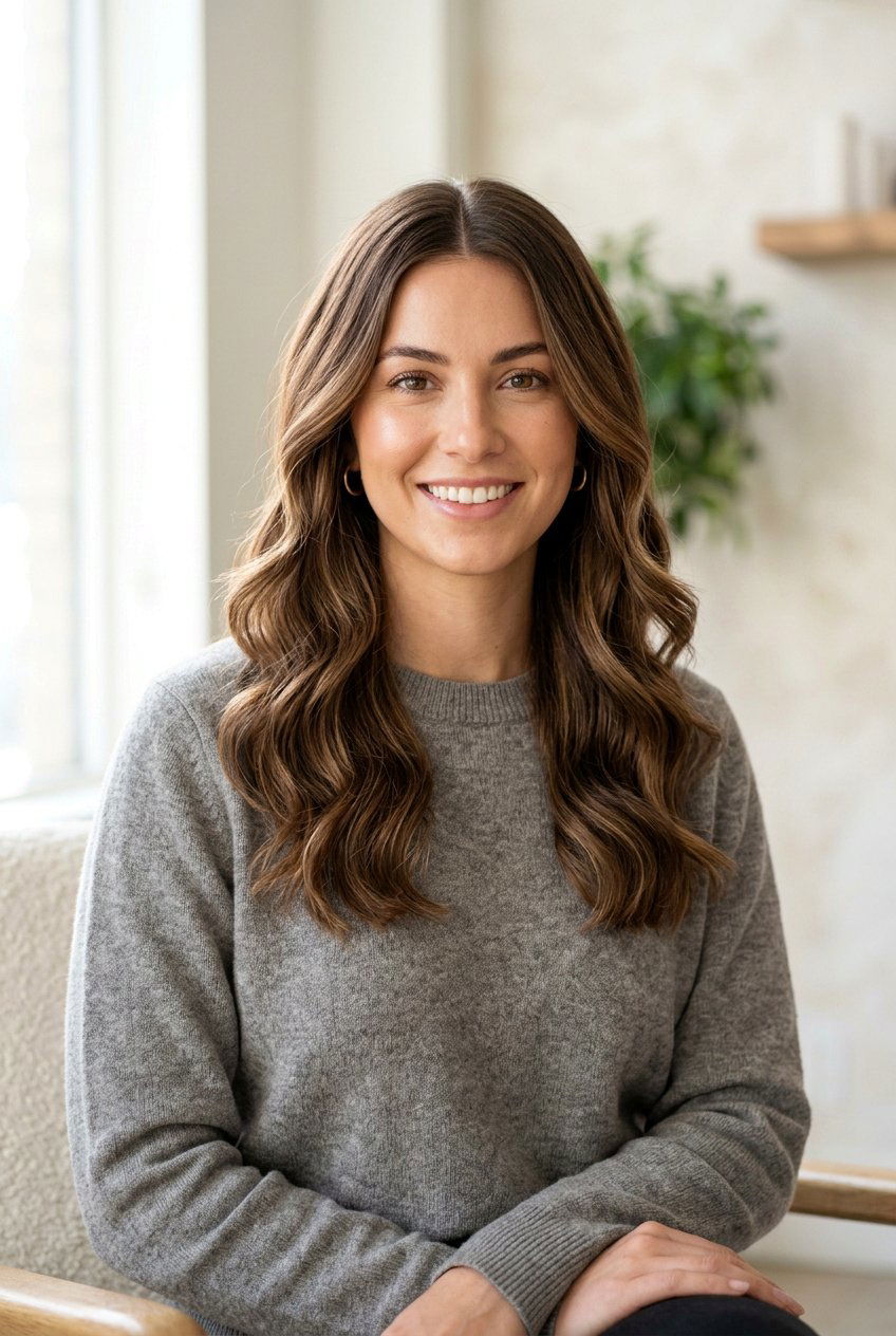 Soft Curls With Middle Part - 20 soft curls hairstyles - 20 soft curls hairstyles