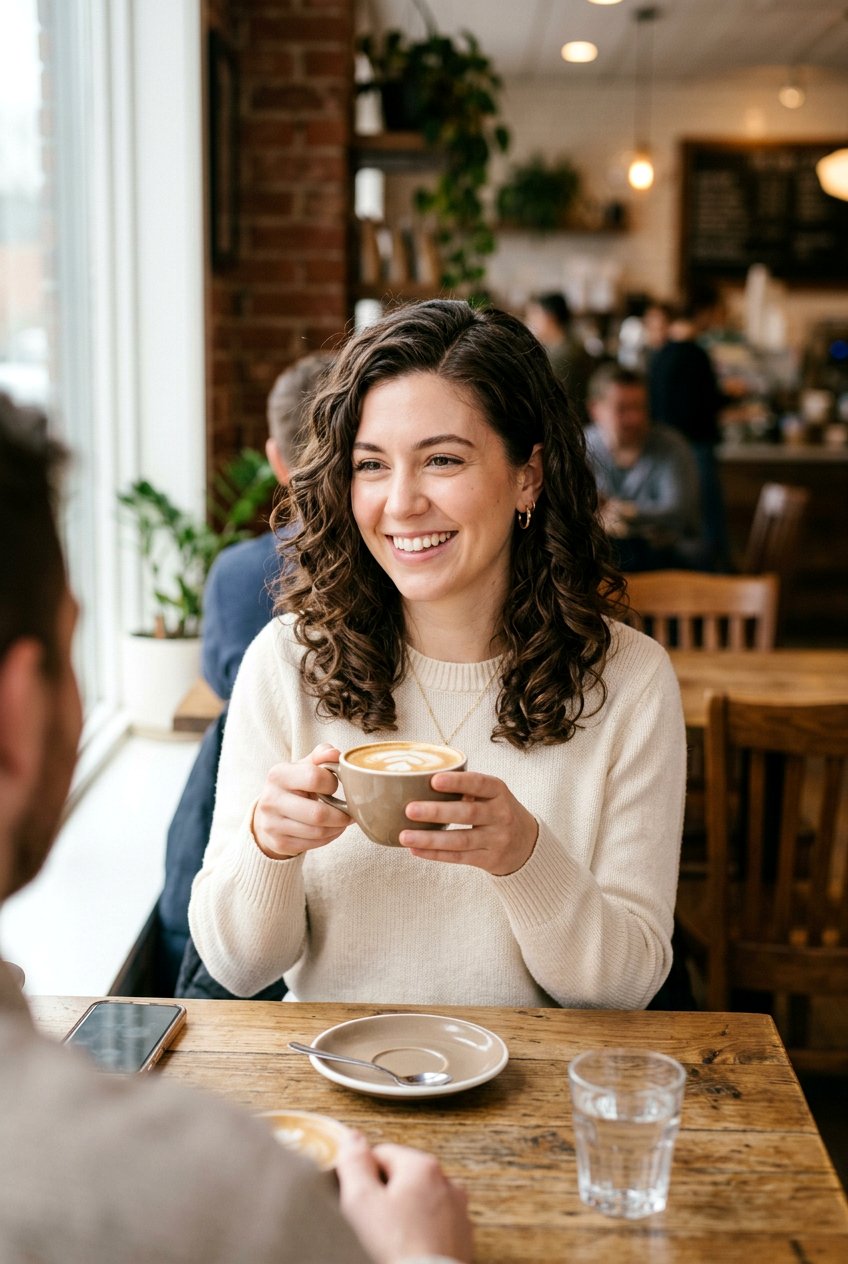 Soft Curls With Side Part - 20 coffee date hairstyles - 20 coffee date hairstyles