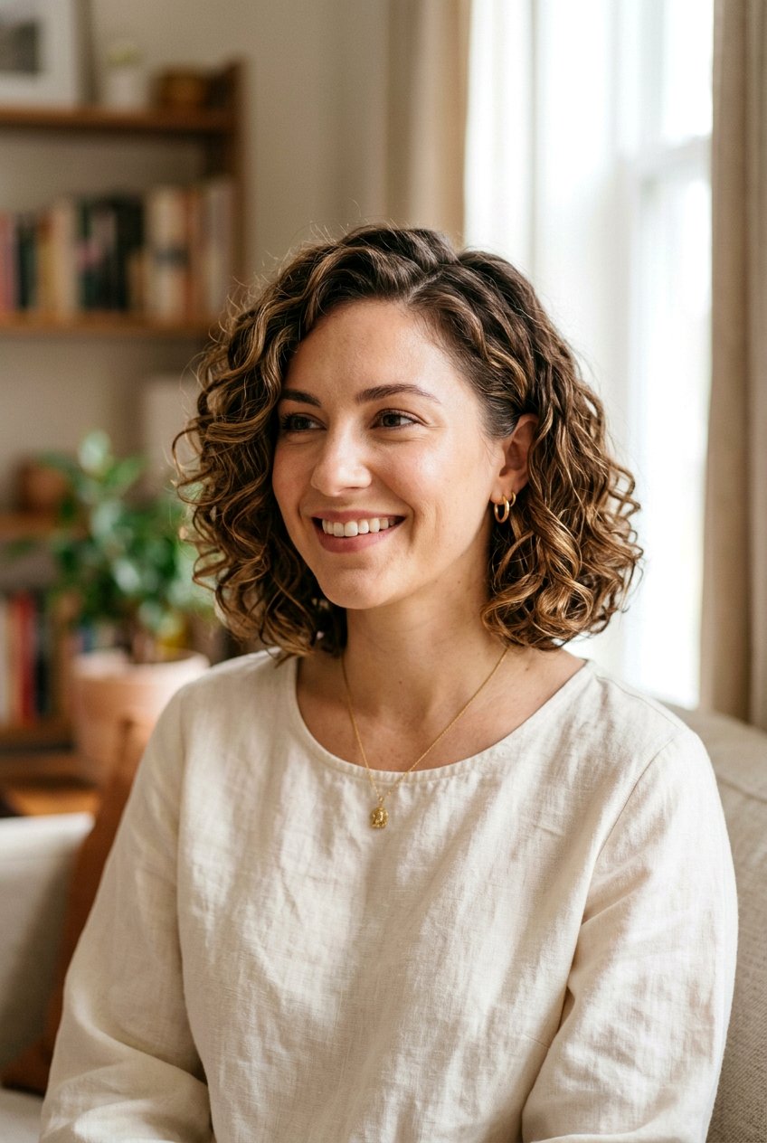 Soft Curls With Side Part - 20 soft curls hairstyles - 20 soft curls hairstyles