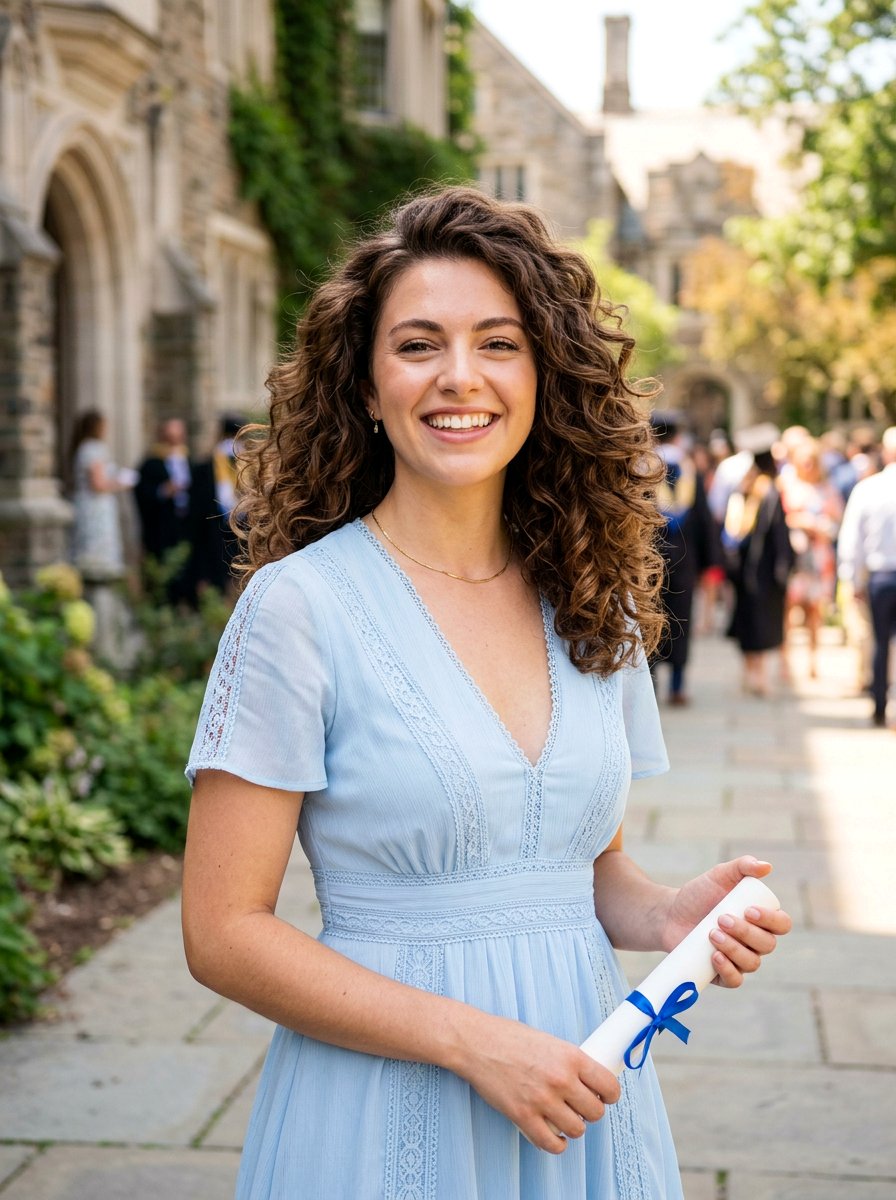 Soft Curls With Volume - 20 soft glam hairstyle for graduation - 20 soft glam hairstyle for graduation