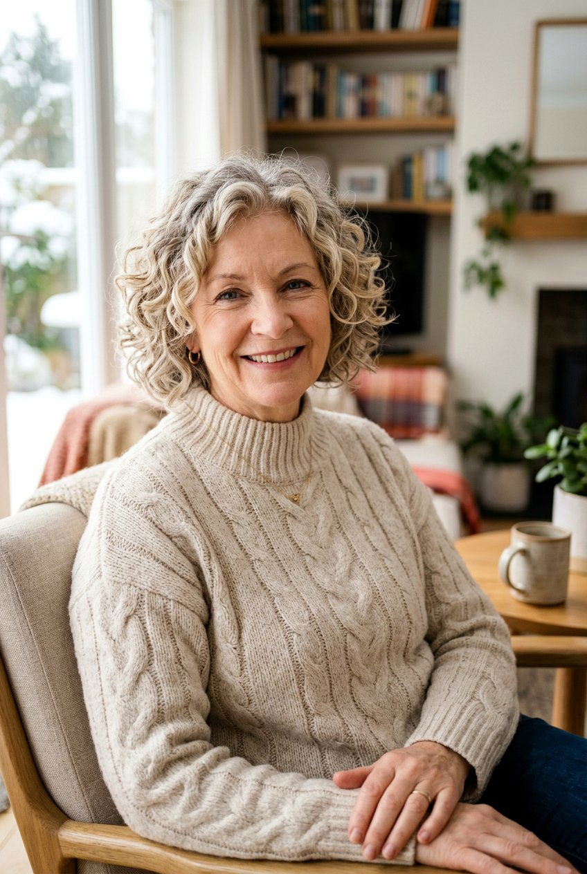 Soft Curly Bob For Mature Women - 20 mature women easy hairstyle ideas - 20 mature women easy hairstyle ideas