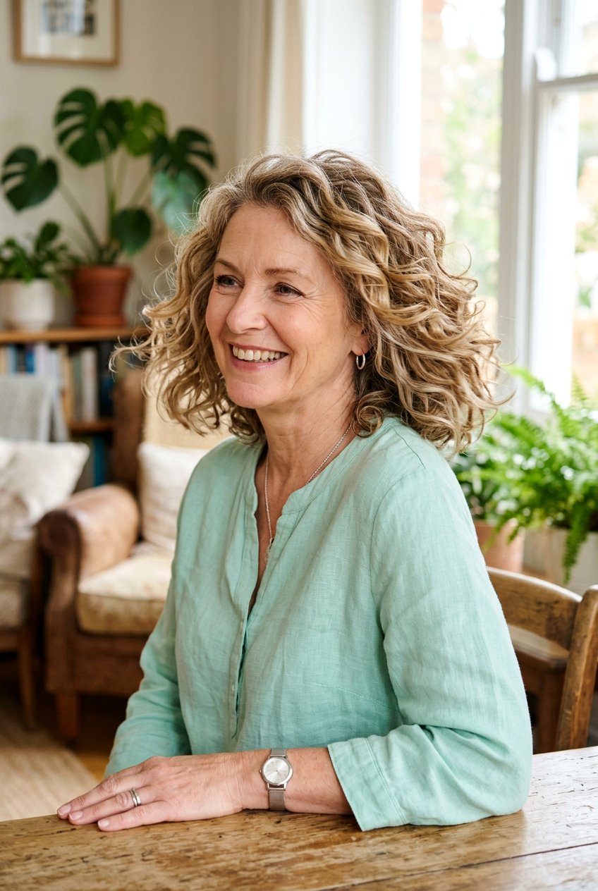 Soft Curly Bob with Movement - 20 curly bob for women over 50 - 20 curly bob for women over 50