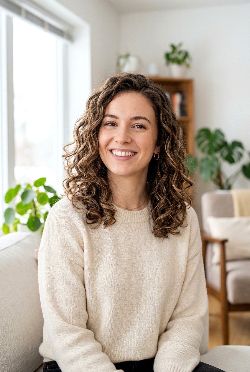 Soft Curly Lob Haircut - 20 soft curls hairstyles - 20 soft curls hairstyles