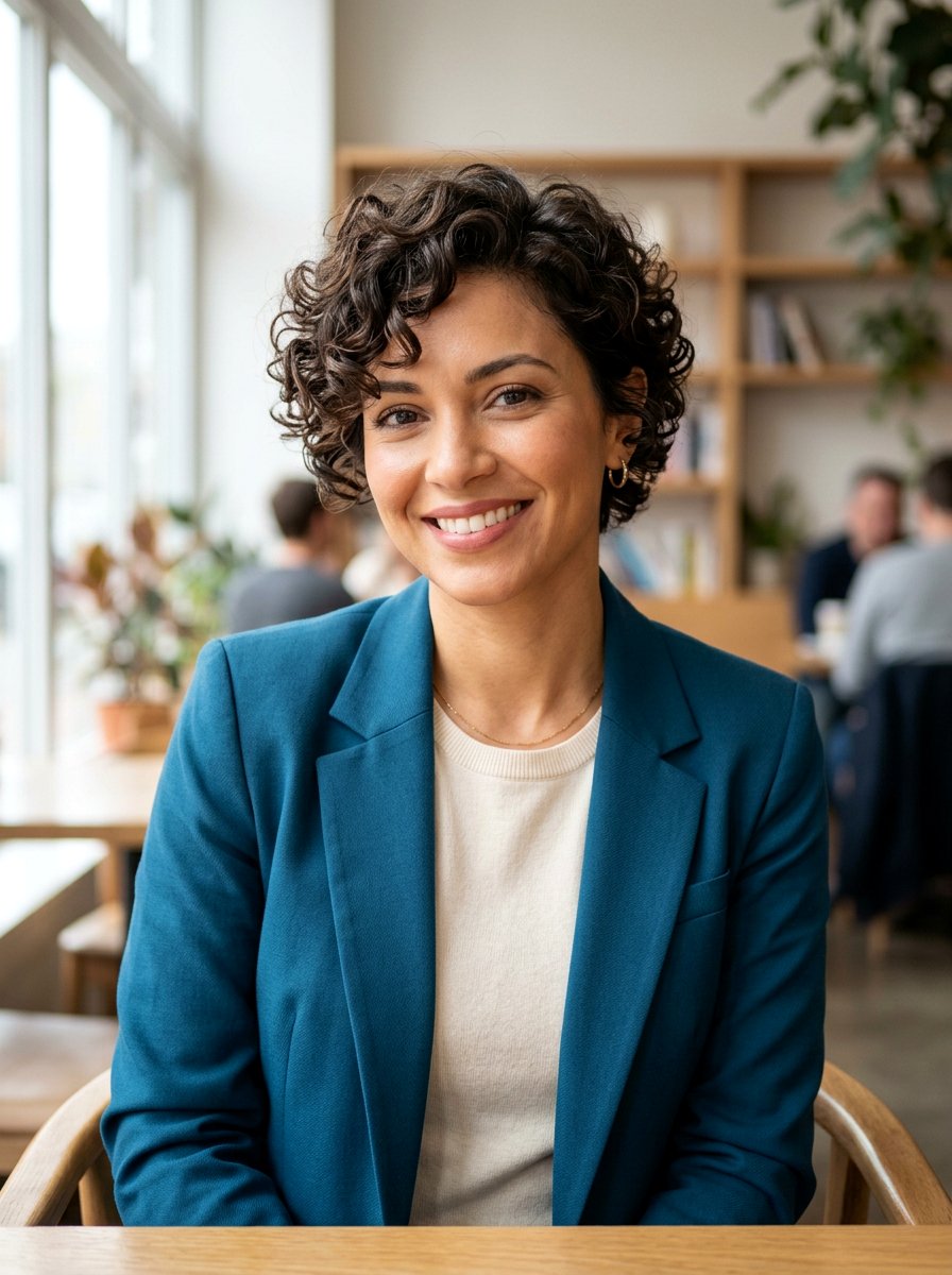 Soft Curly Pixie Cut - 20 interview hairstyle with clean pixie cut - 20 interview hairstyle with clean pixie cut