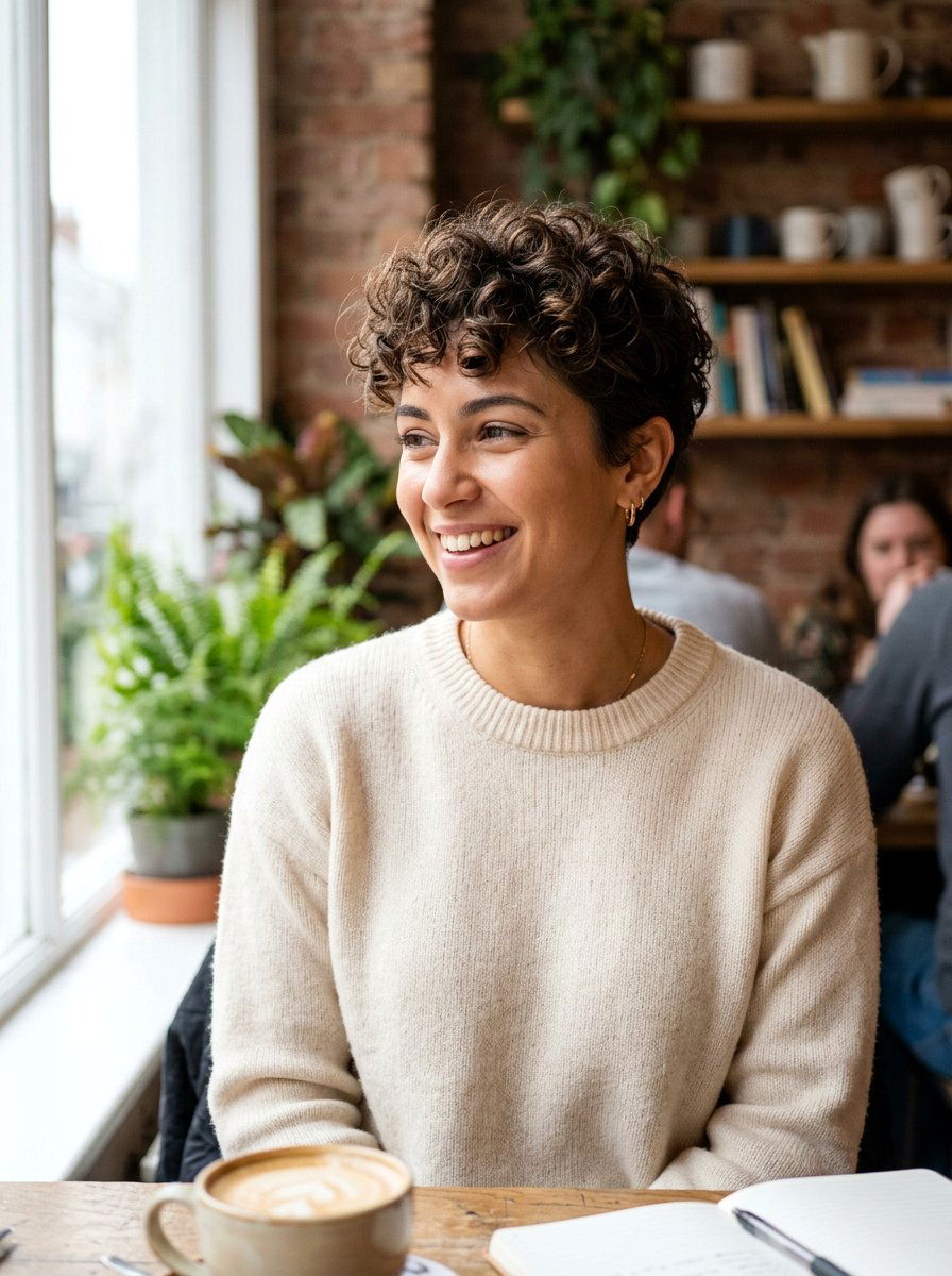 Soft Curly Pixie - 20 soft curls hairstyle for older women - 20 soft curls hairstyle for older women