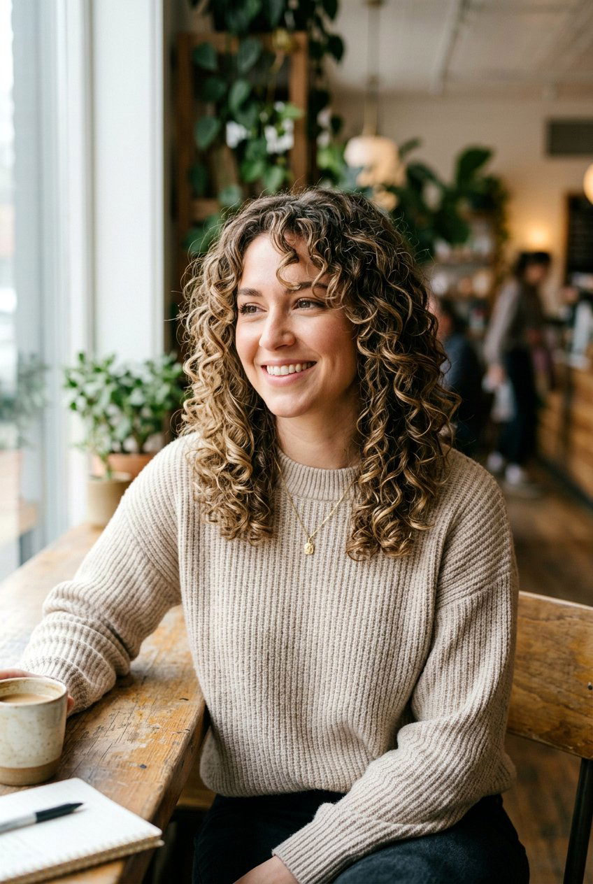 Soft Curly Shag For Natural Curls - 20 alternative shag haircut women - 20 alternative shag haircut women