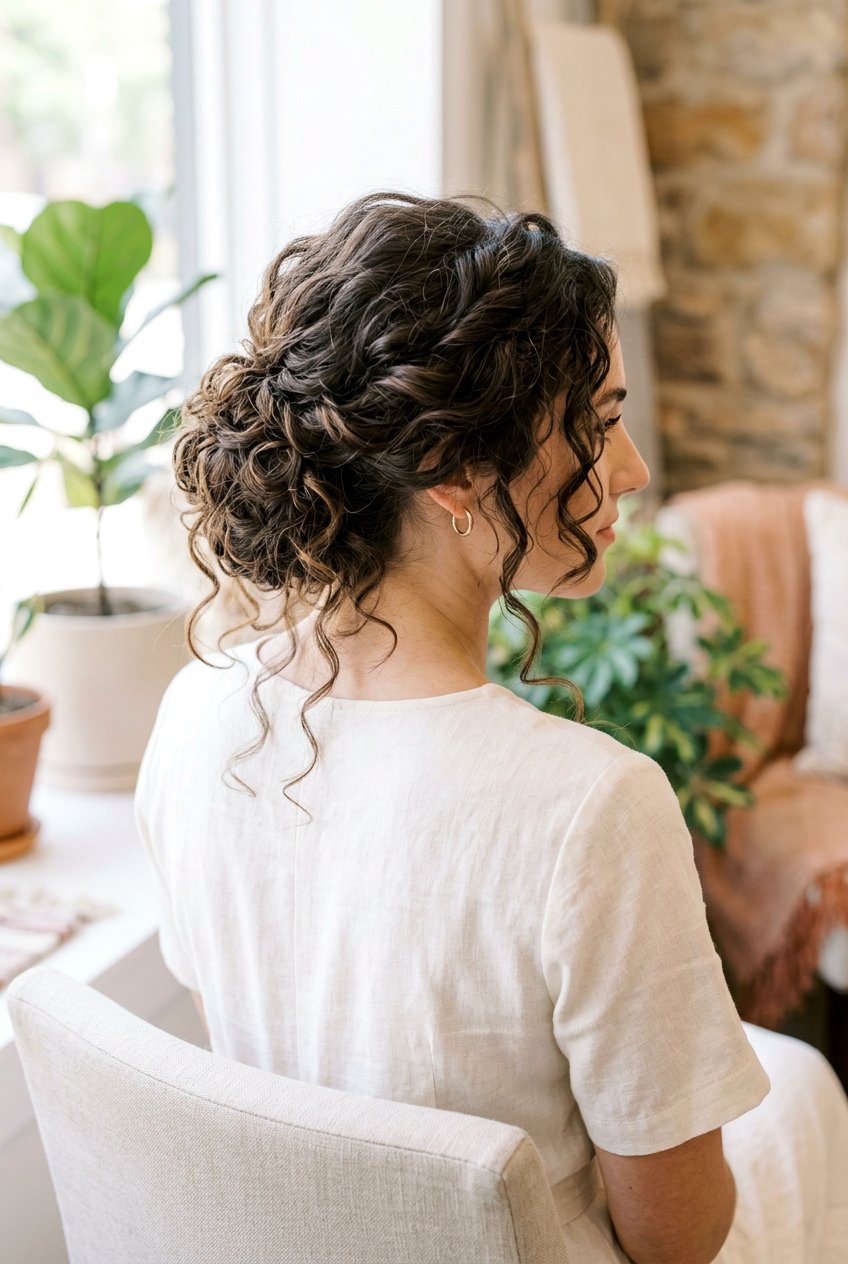 Soft Curly Updo For Long Hair - 20 soft curls hairstyles - 20 soft curls hairstyles