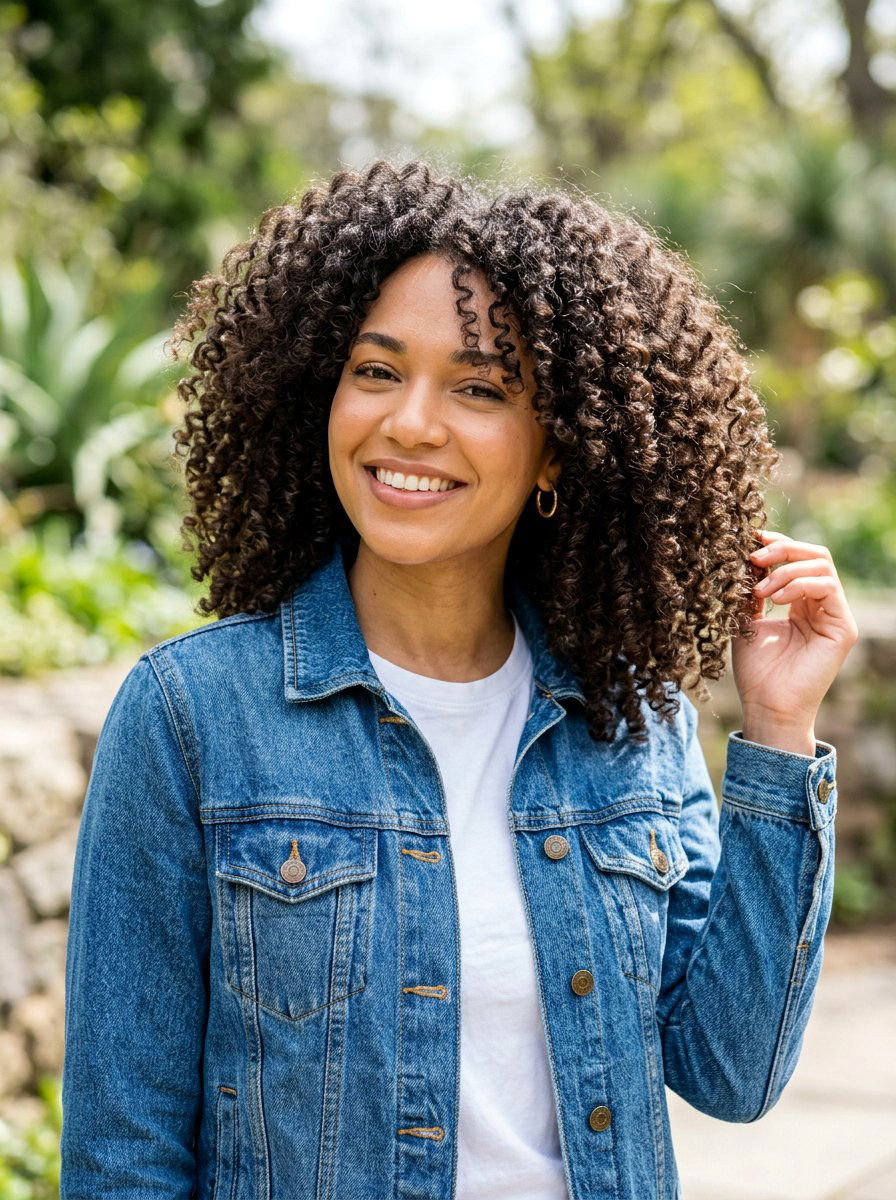 Soft Curly Wash And Go - 20 cute hairstyle for casual day out - 20 cute hairstyle for casual day out