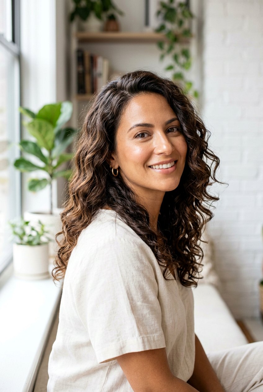 Soft Curly Waves - 20 curly hairstyles for medium hair - 20 curly hairstyles for medium hair