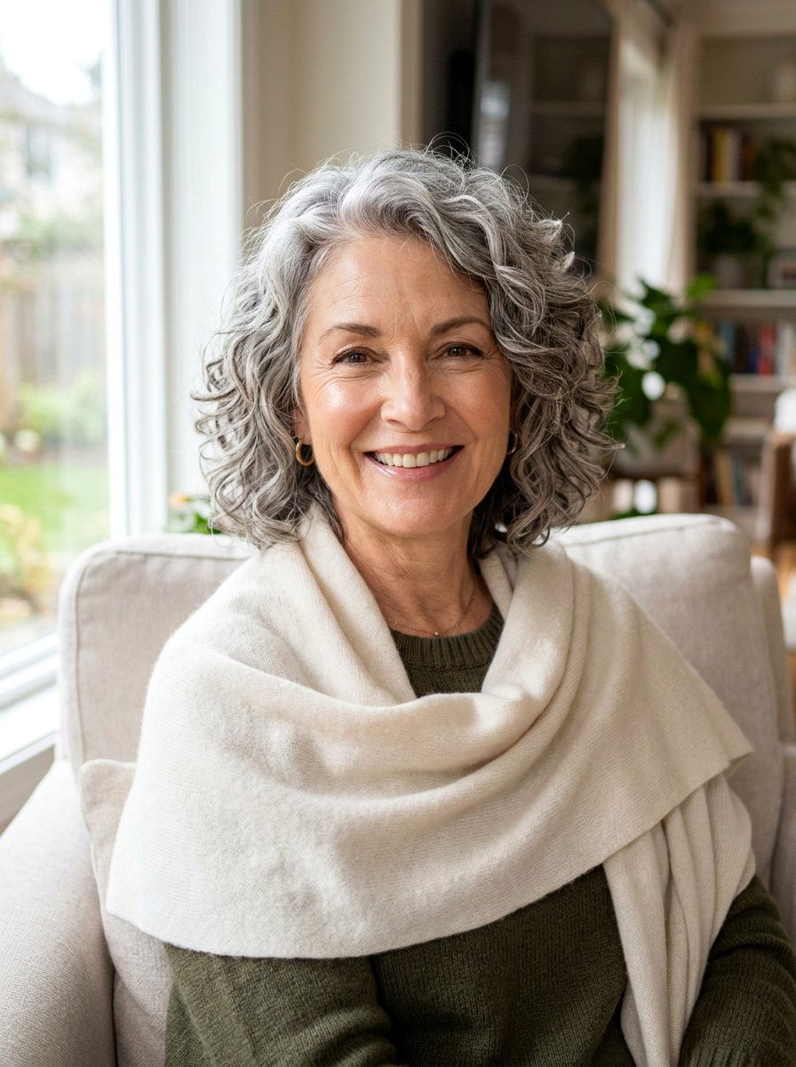 Soft Curly Wolf Cut - 20 curly wolf cut for mature women - 20 curly wolf cut for mature women